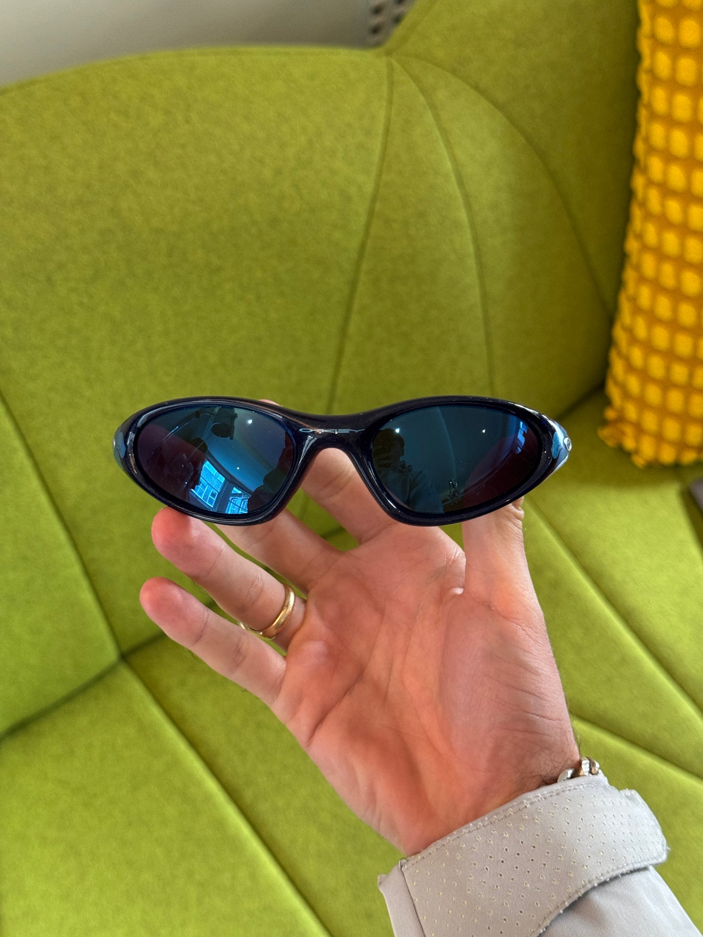 Oakley Royal Blue Floral Minute Sunglasses