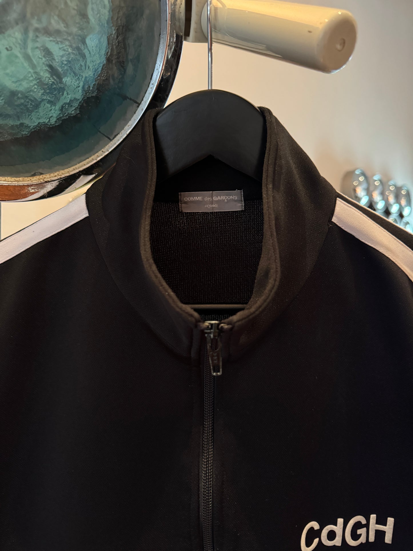 Early 2000’s Comme Des Garcons Homme Black Track Jacket
