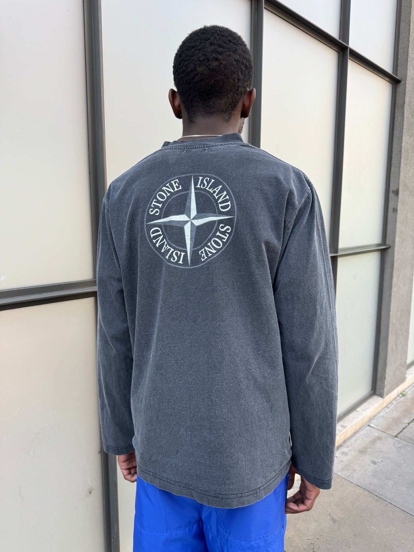 Early 2000’s Stone Island Gun Metal Grey Longsleeve