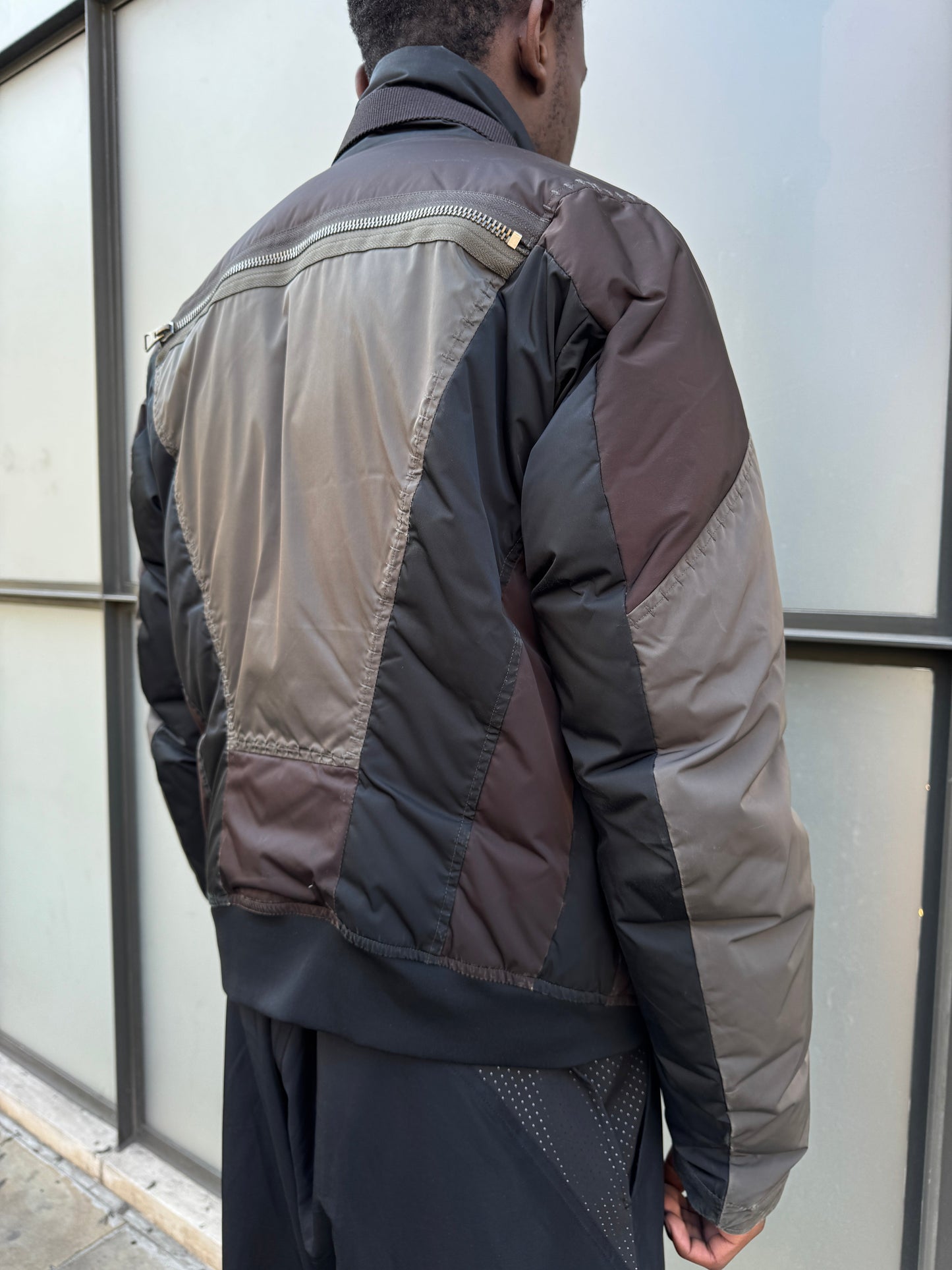 Early 2000’s Marithe Francois + Girbaud Patchwork Multi Pocket Jacket