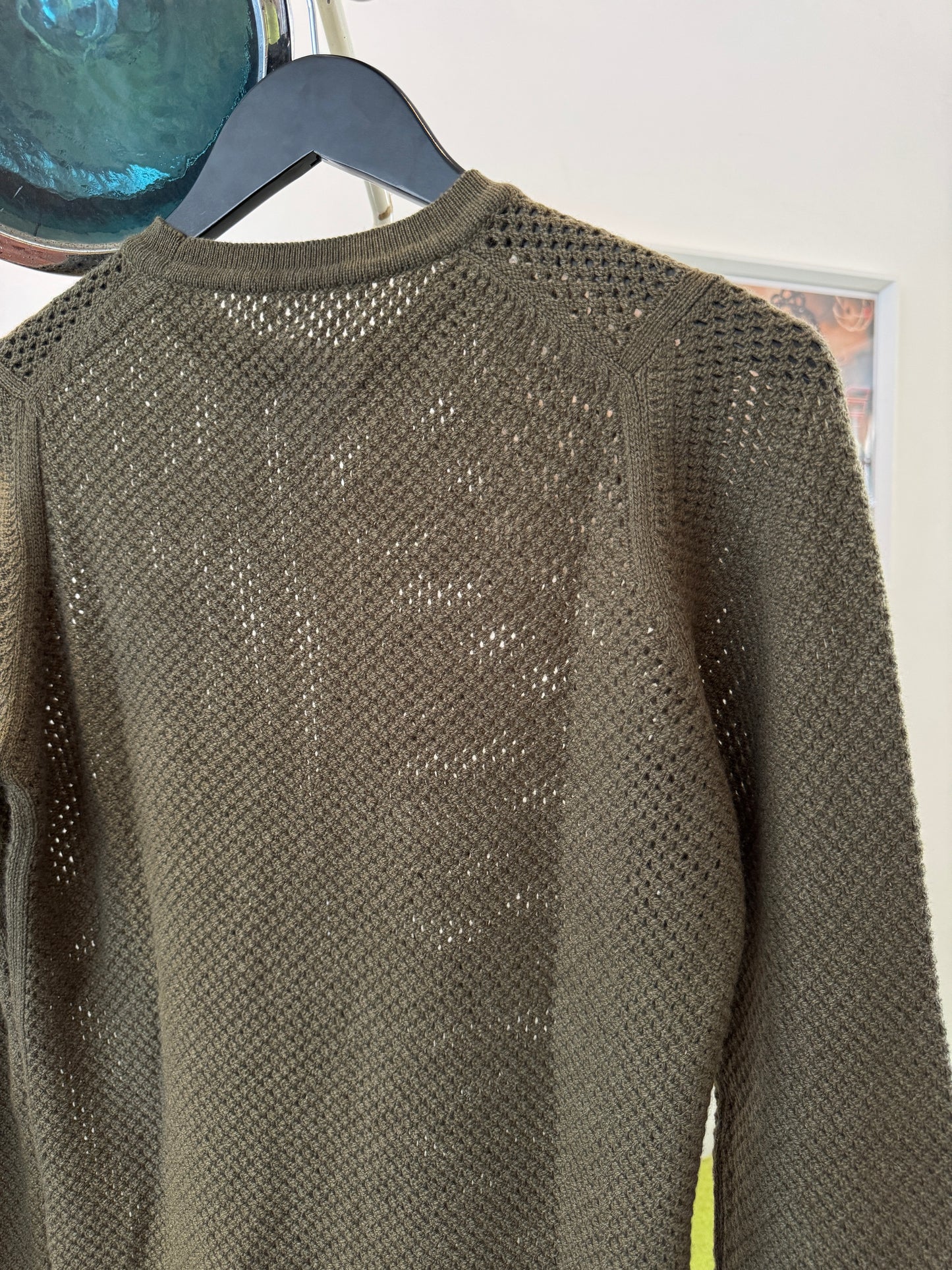 3Man Olive Knitted Crewneck