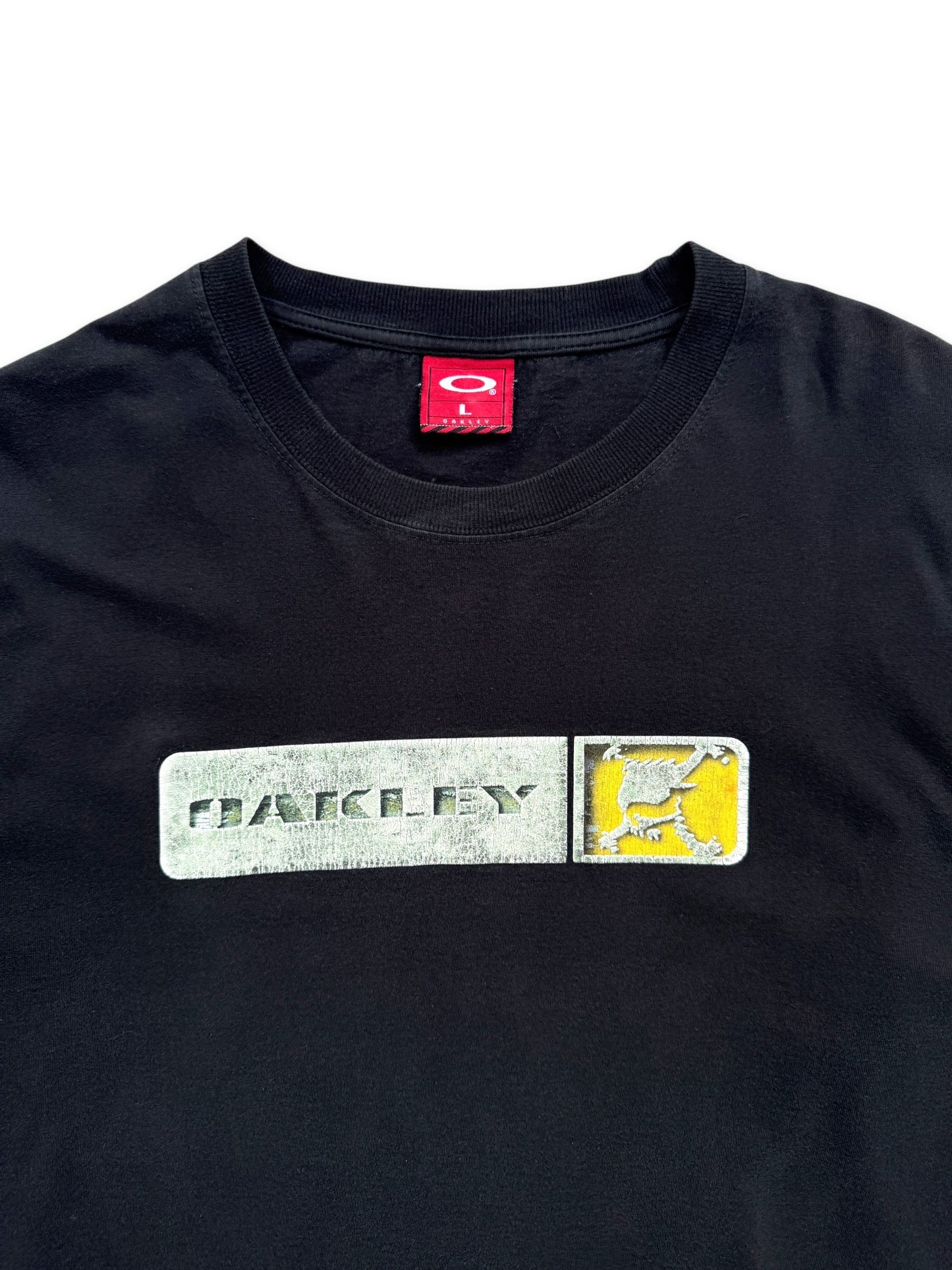 Early 2000’s Oakley Jet Black Spellout Longsleeve