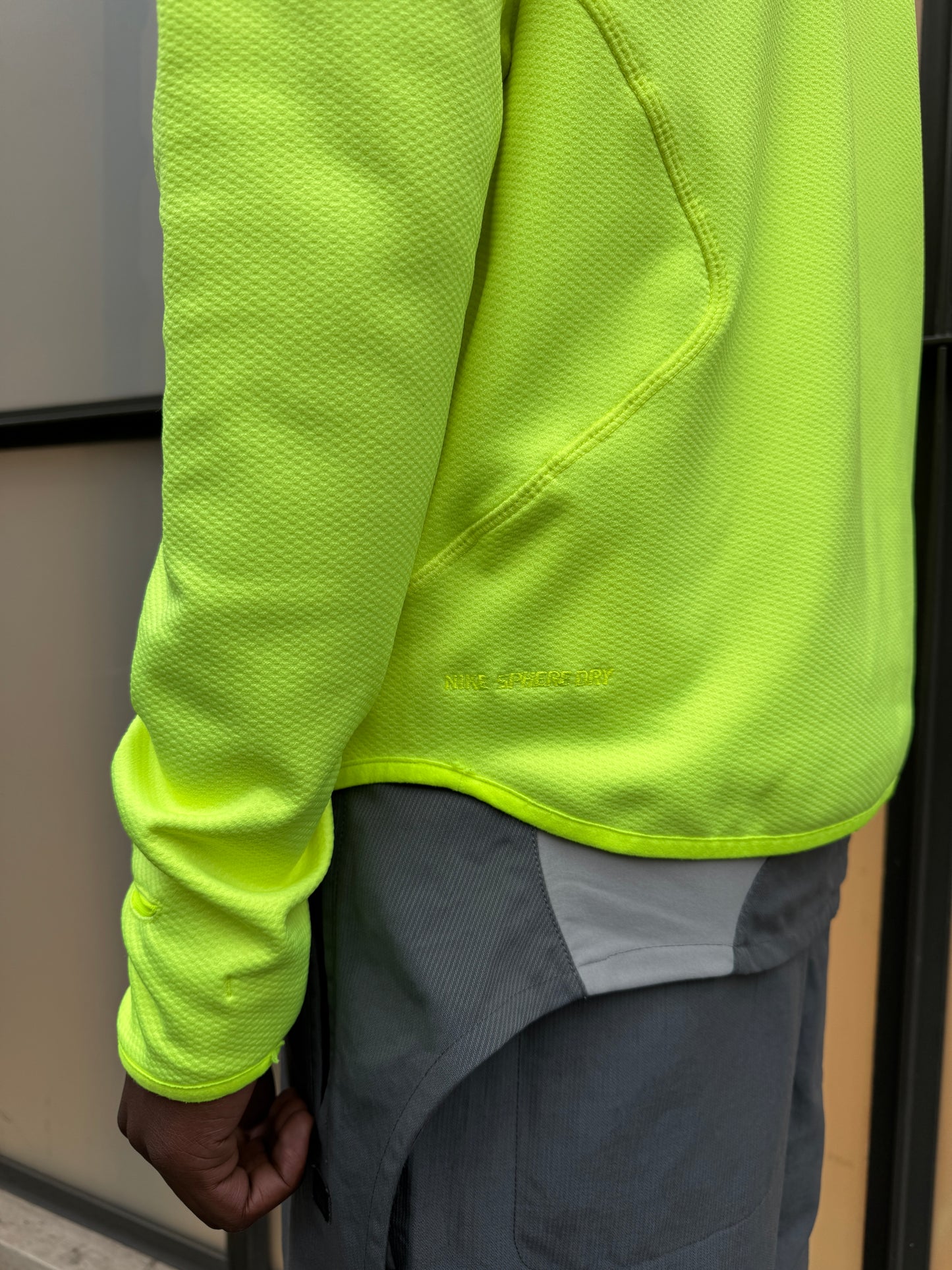 Early 2000’s Nike Sphere Technical Volt Green Sportwear Longsleeve