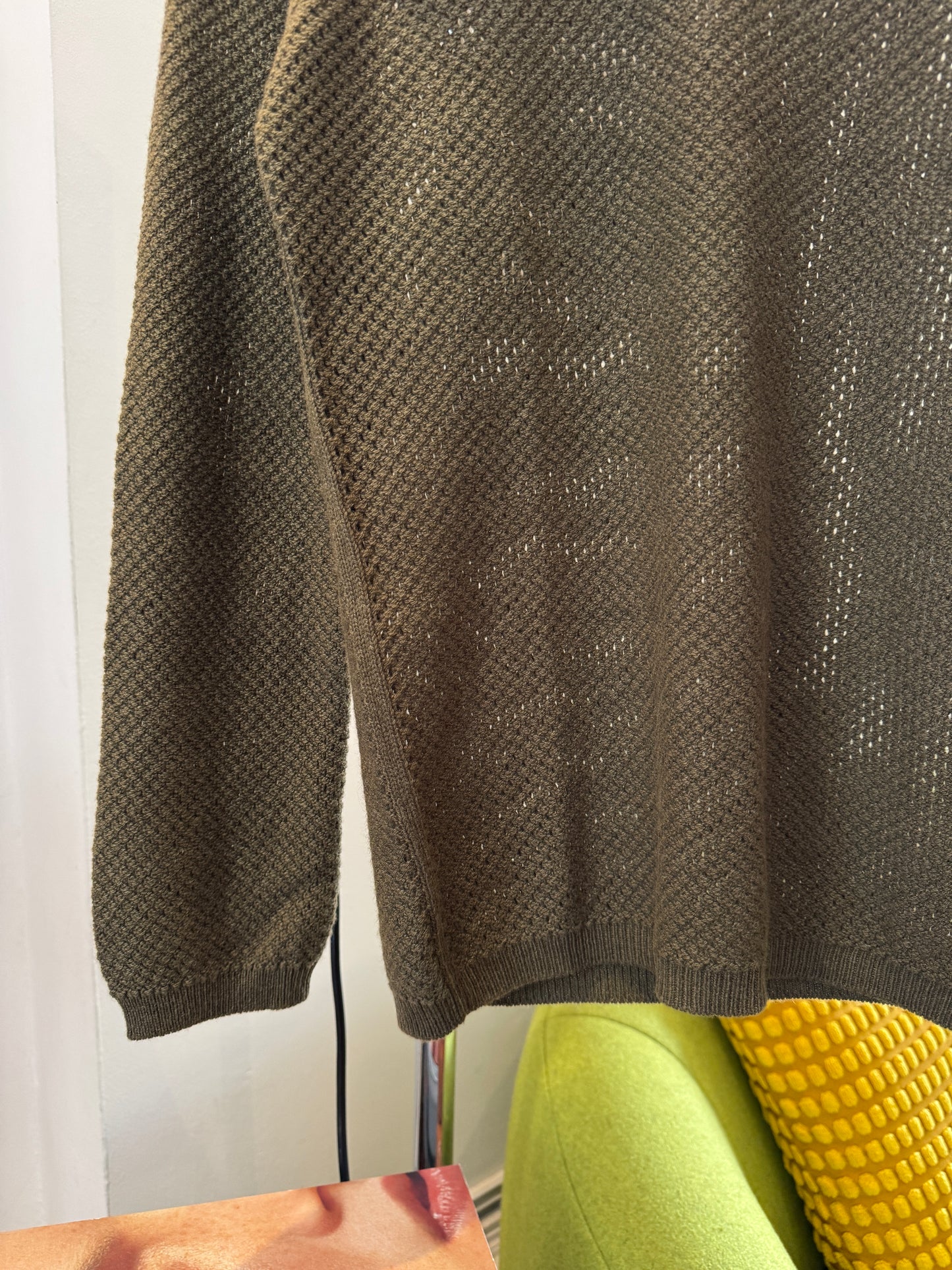 3Man Olive Knitted Crewneck