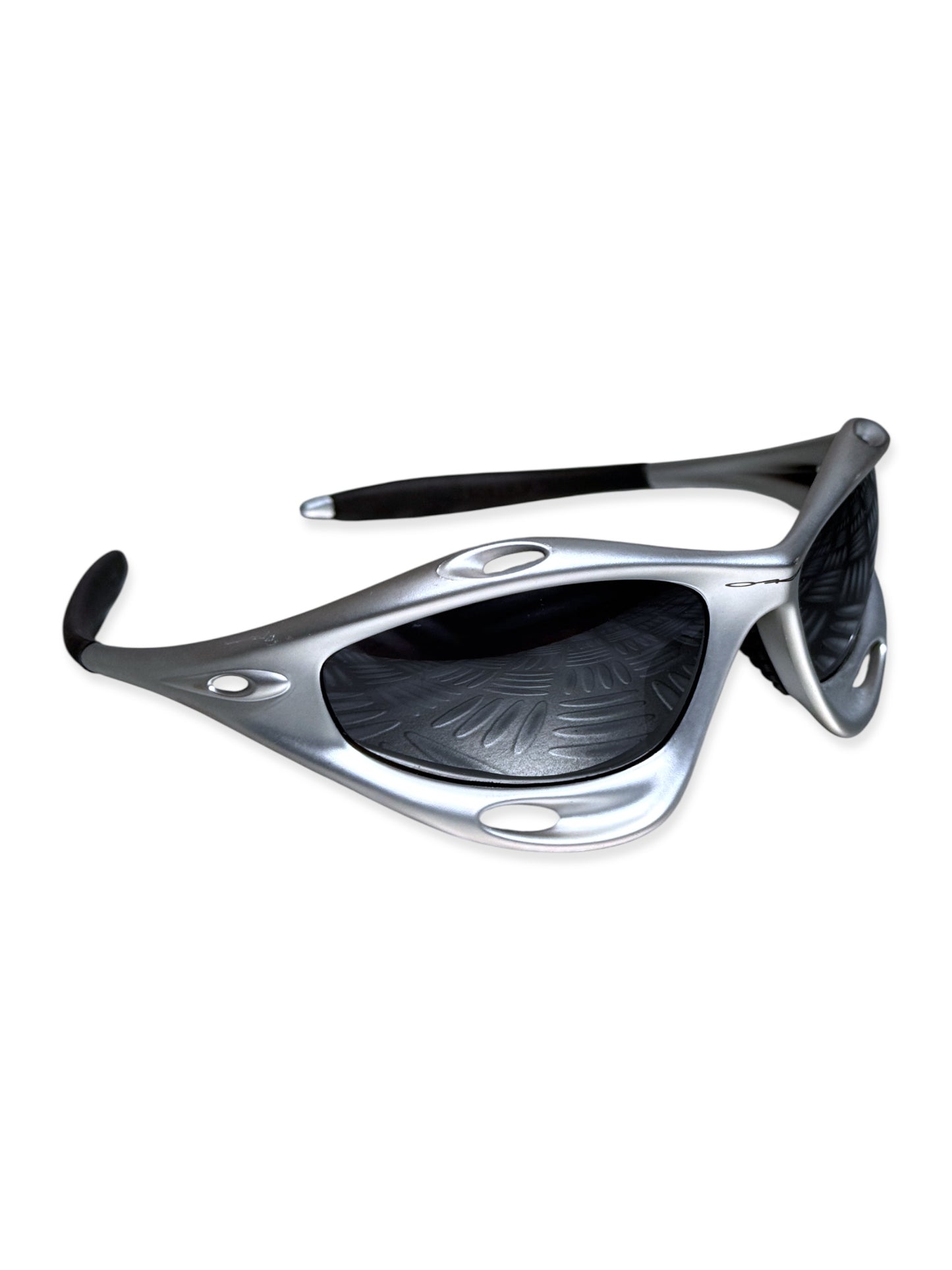 Oakley Silver Racing Jacket Sunglasses