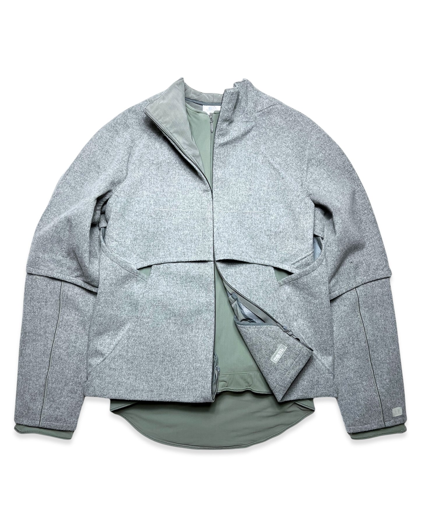 2003-04 Nike 01 Code Grey Loro Piana Wool Mastercraft Jacket