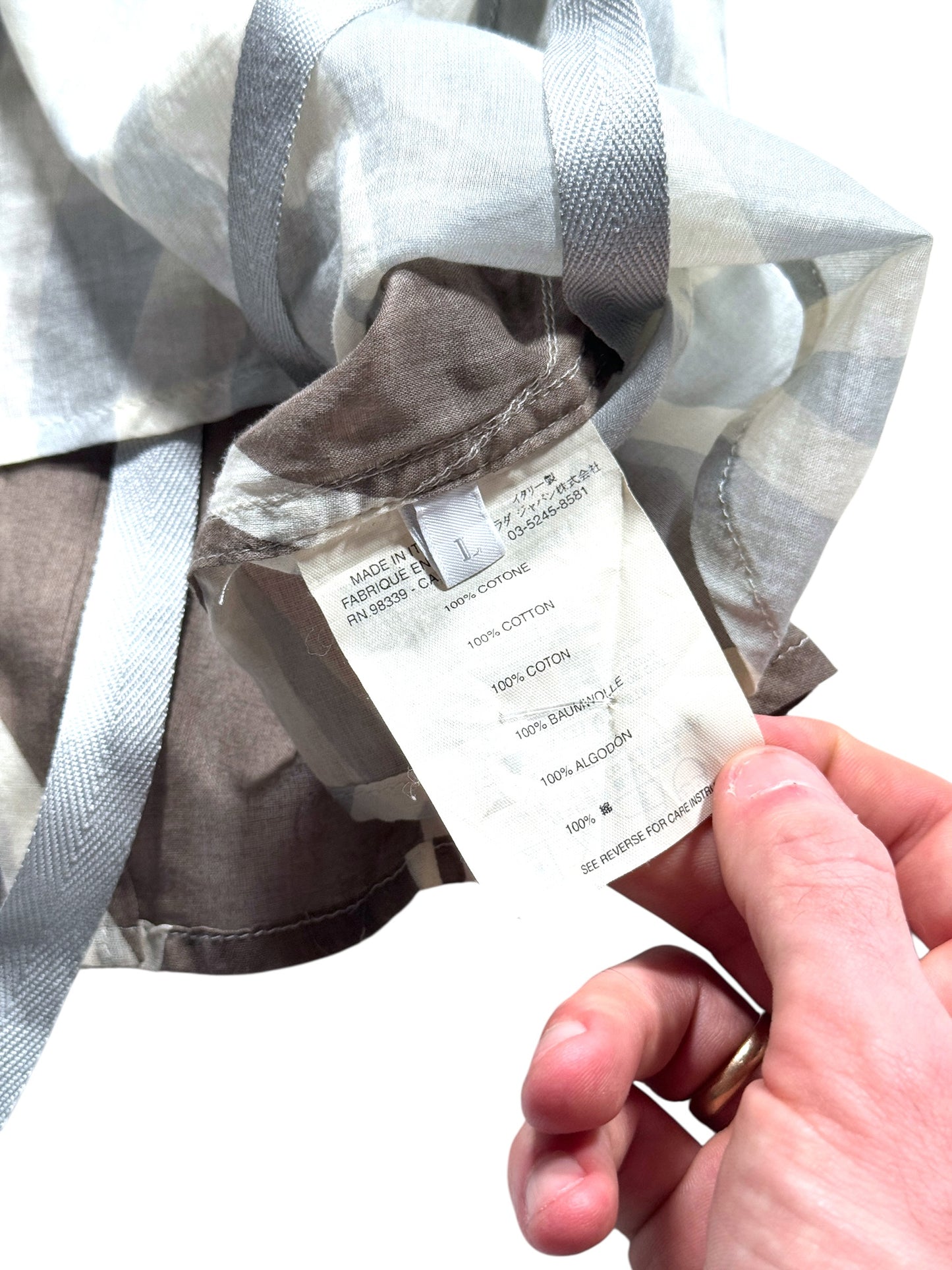 Early 2000's Prada Sport Zebra Print Top