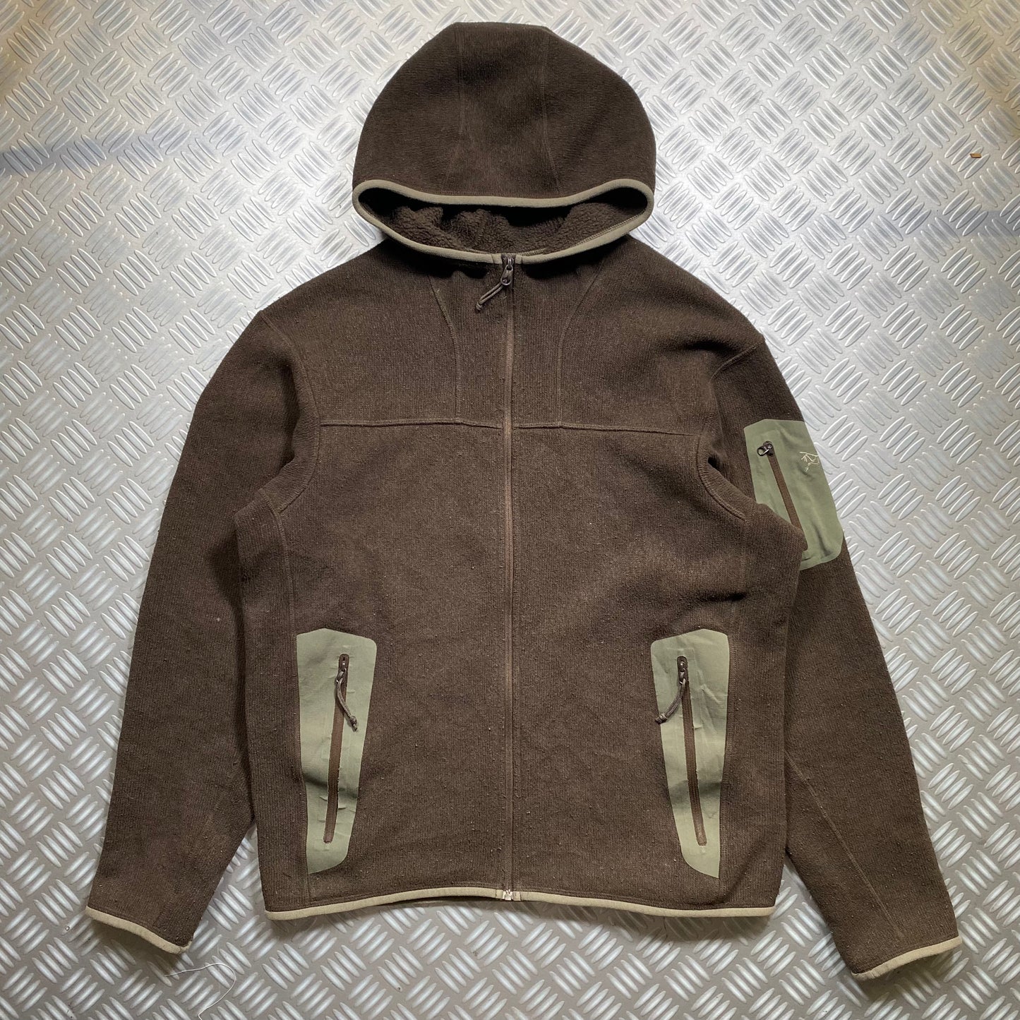 Arc'teryx Panelled Fleece Jacket - Medium