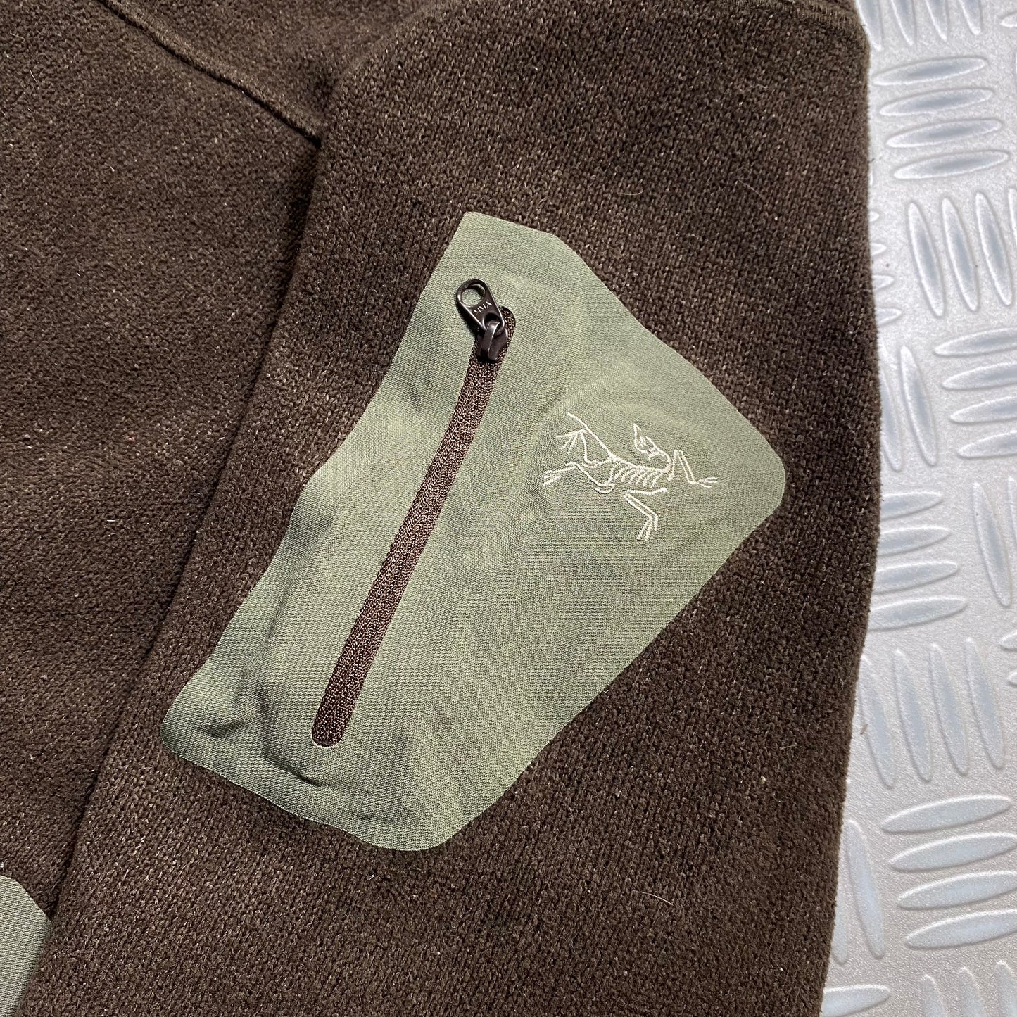 Arc'teryx Panelled Fleece Jacket - Medium
