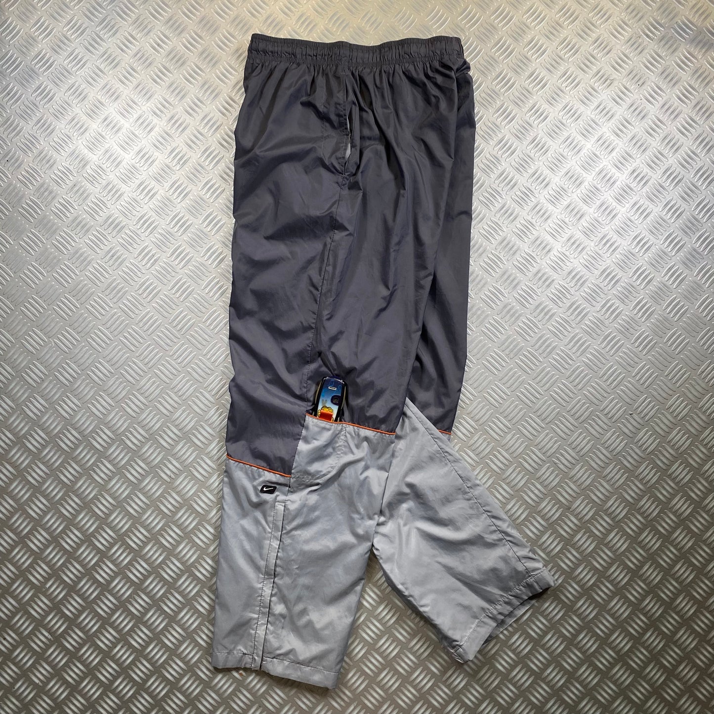 Early 2000's Nike Nylon Track Pants - Medium
