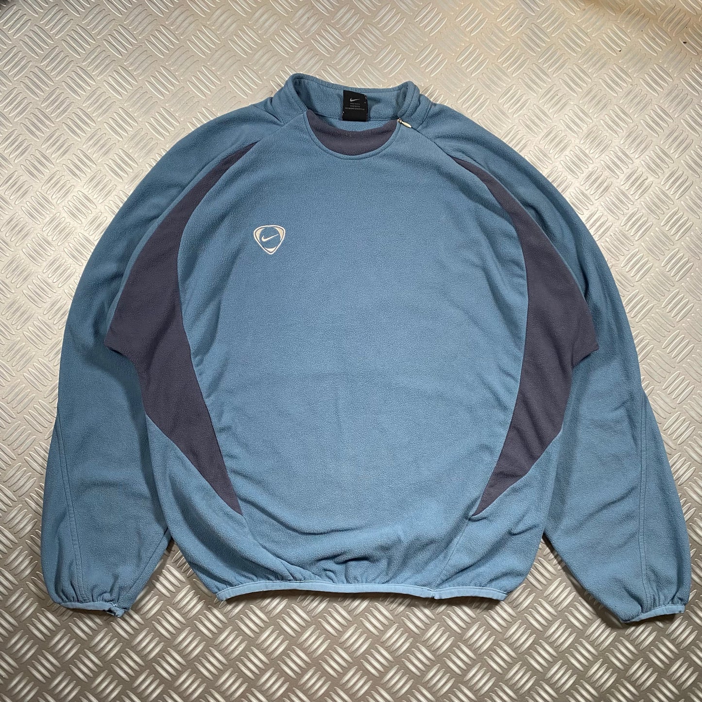 Early 2000's Nike Panelled Fleece Tonal Sweatshirt