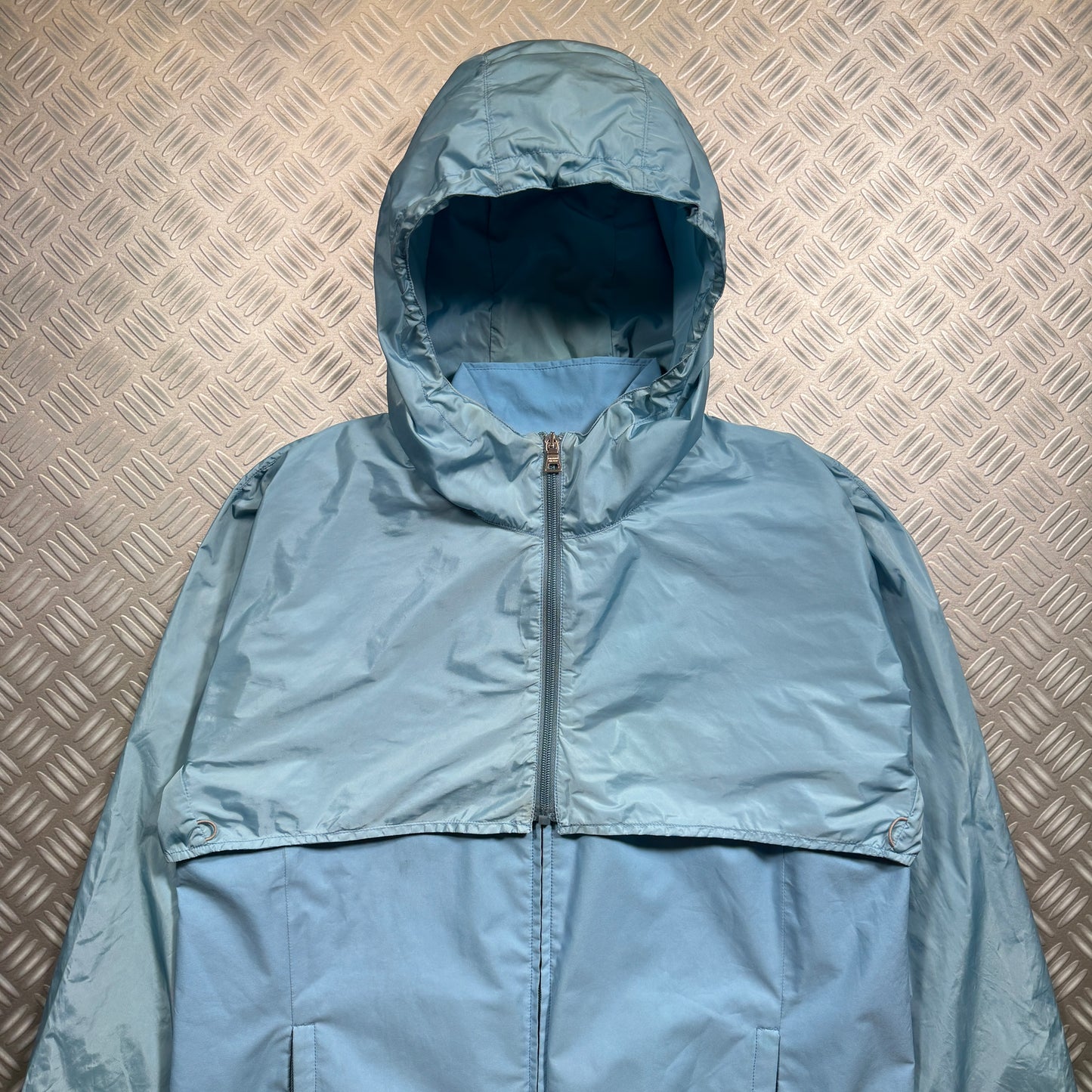 Early 2000's Prada Sport Gore-Tex Baby Blue 2in1 Jacket - Medium / Large