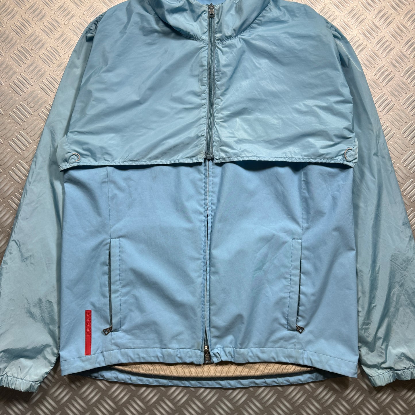 Early 2000's Prada Sport Gore-Tex Baby Blue 2in1 Jacket - Medium / Large