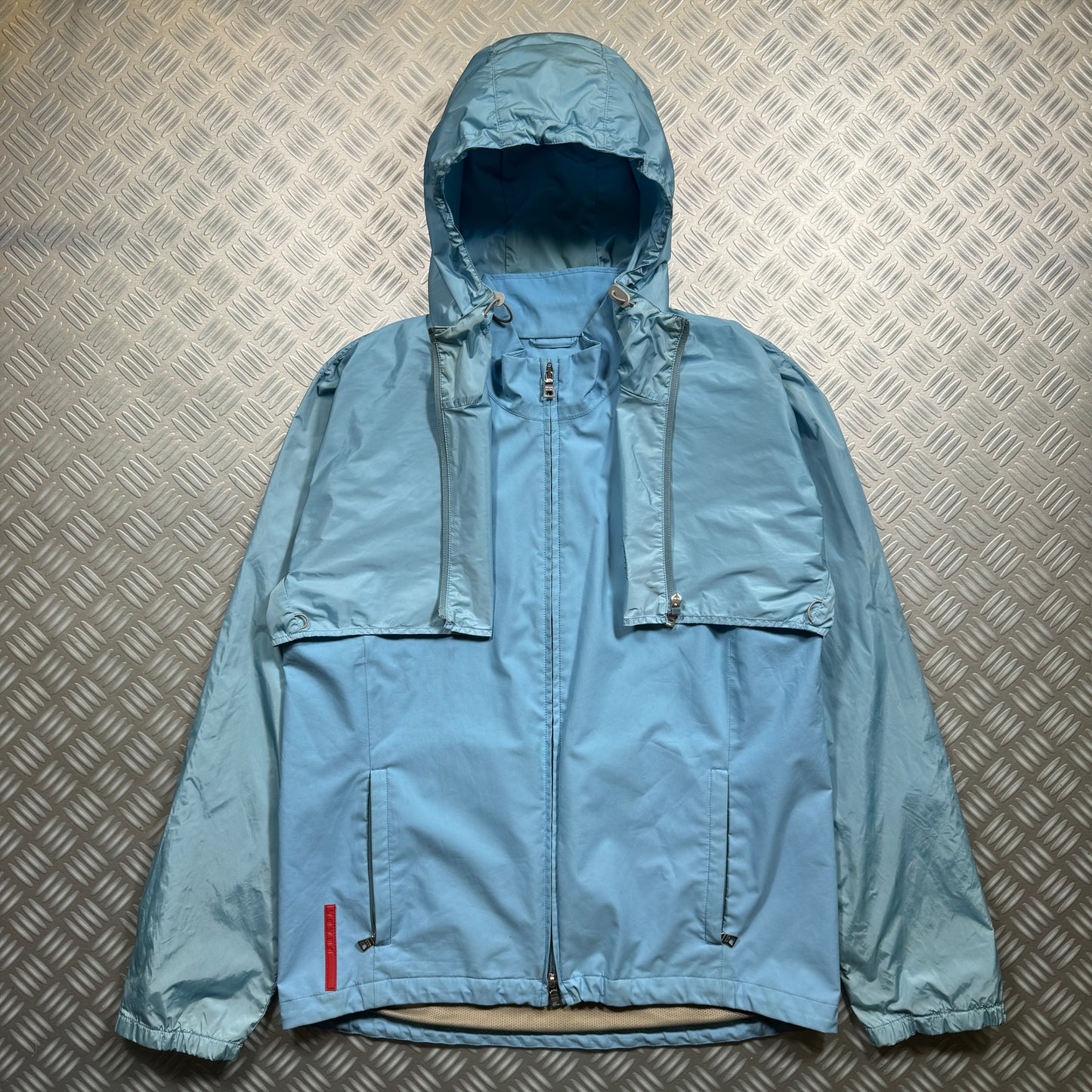 Early 2000's Prada Sport Gore-Tex Baby Blue 2in1 Jacket - Medium / Large