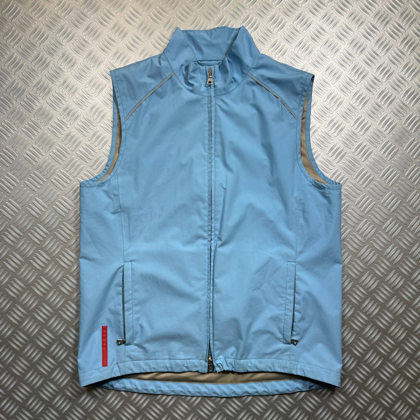 Early 2000's Prada Sport Gore-Tex Baby Blue 2in1 Jacket - Medium / Large
