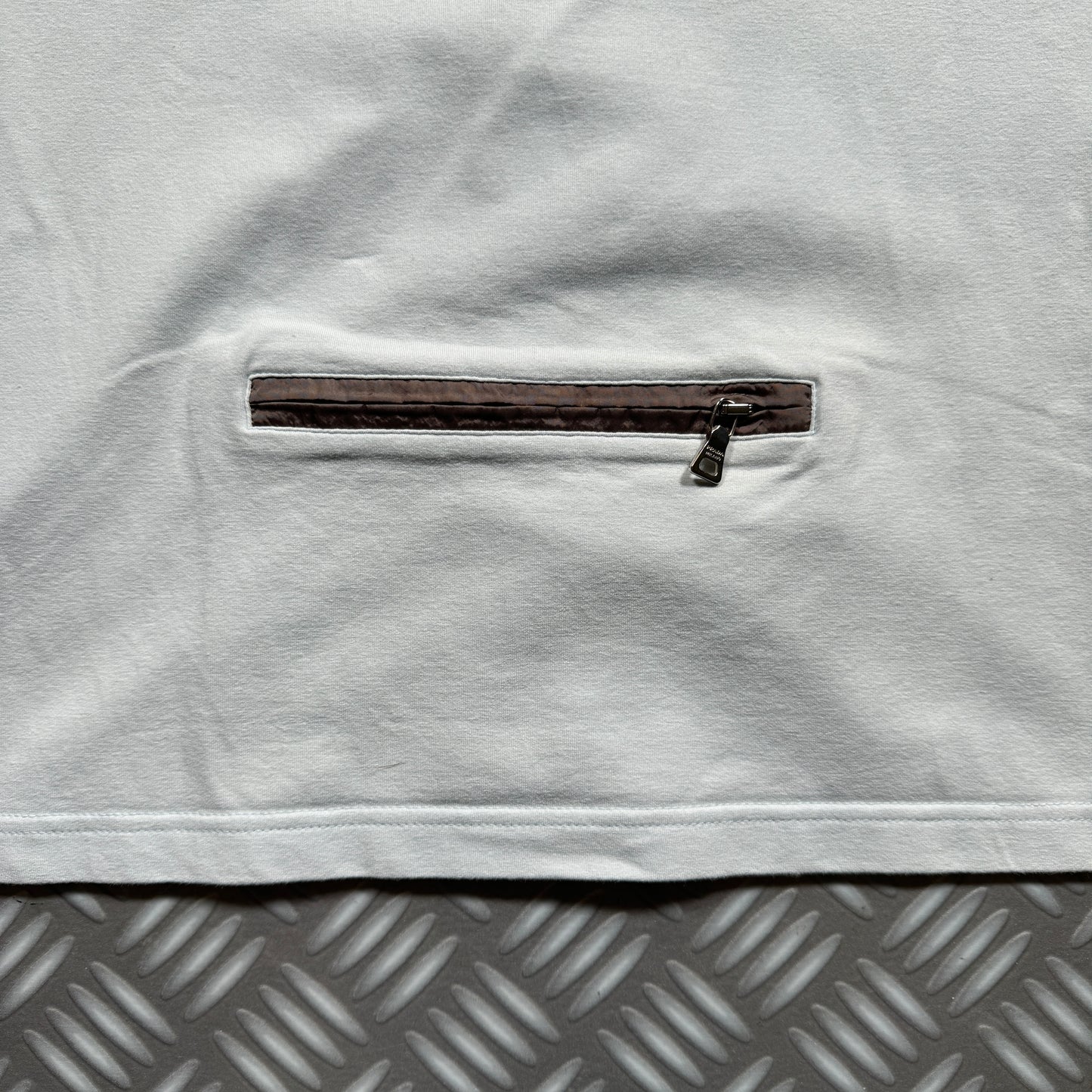 Early 2000's Prada Sport Baby Blue Collared Top - Womens 4-6