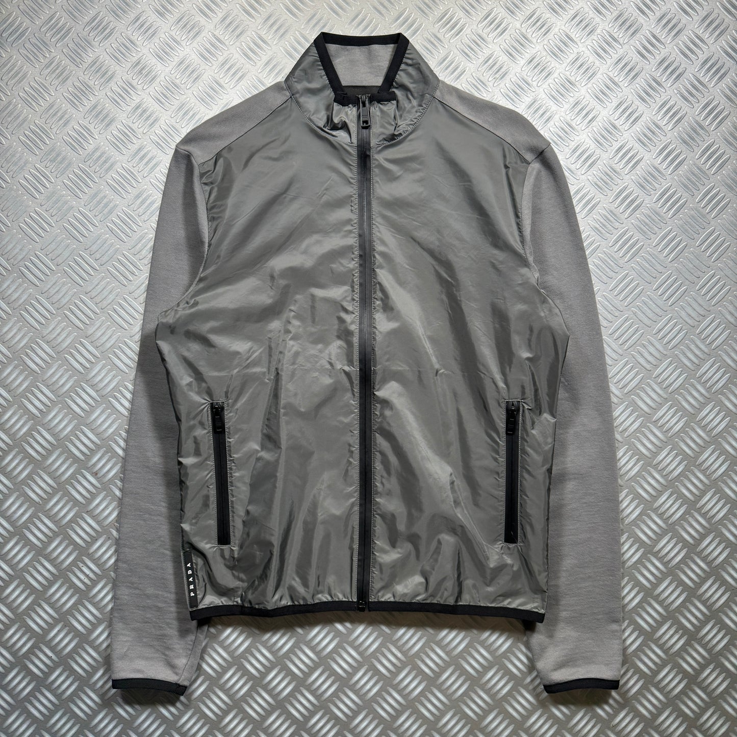 Prada Mainline Black Tab Track Jacket - Medium