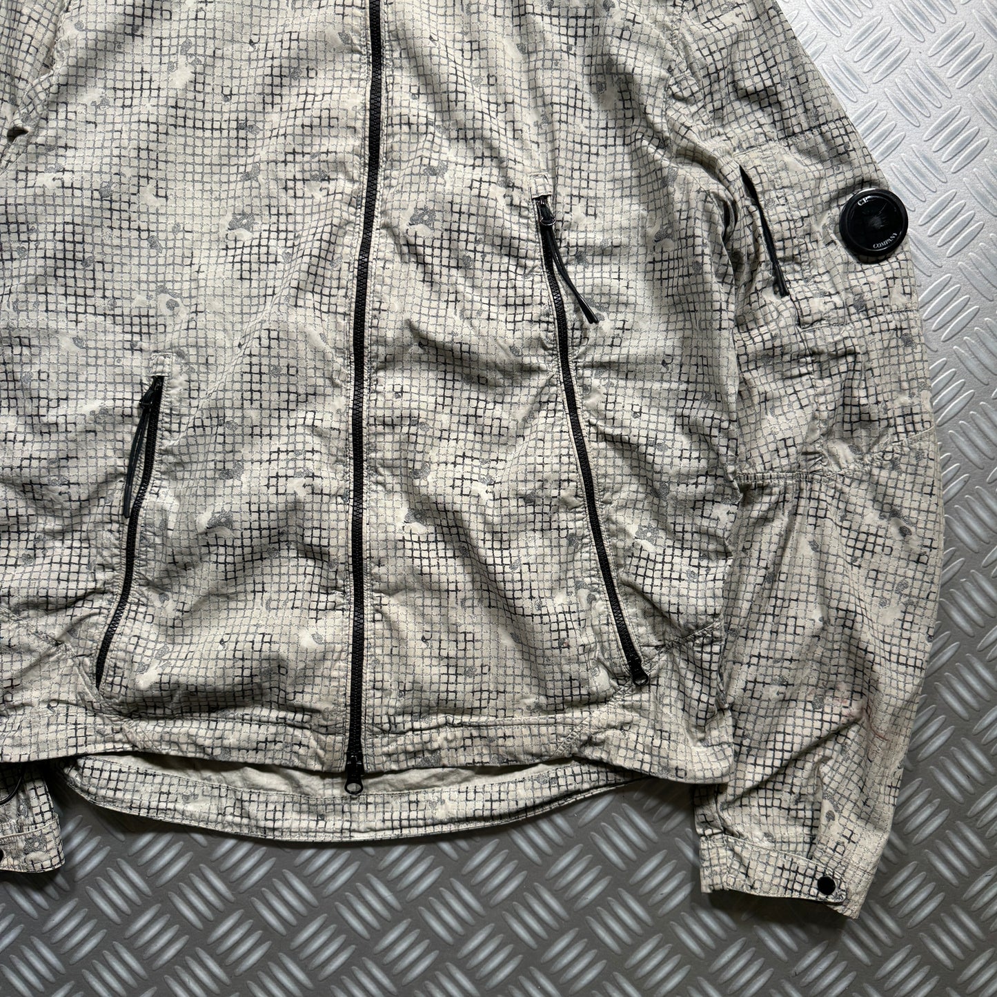 CP Company 50 Fili Grid Camo Jacket - Medium