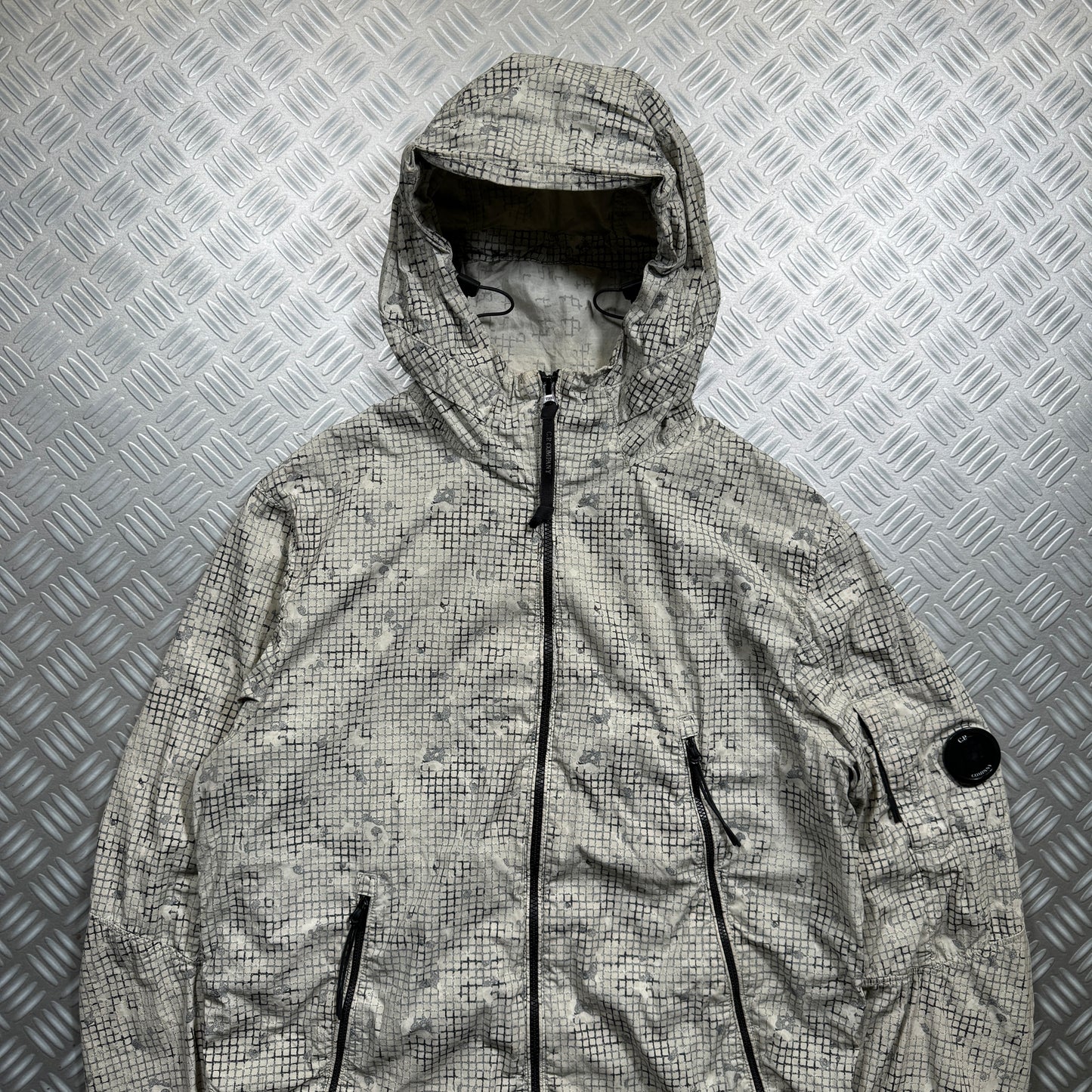CP Company 50 Fili Grid Camo Jacket - Medium