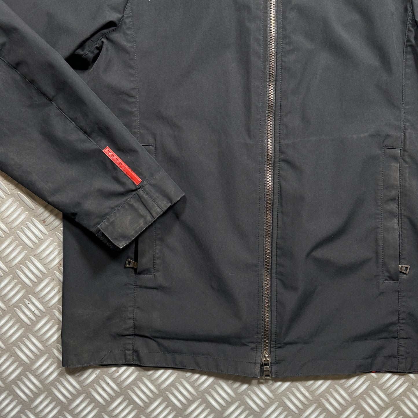 Early 2000's Prada Sport Gore-tex Jet Black Jacket - Large