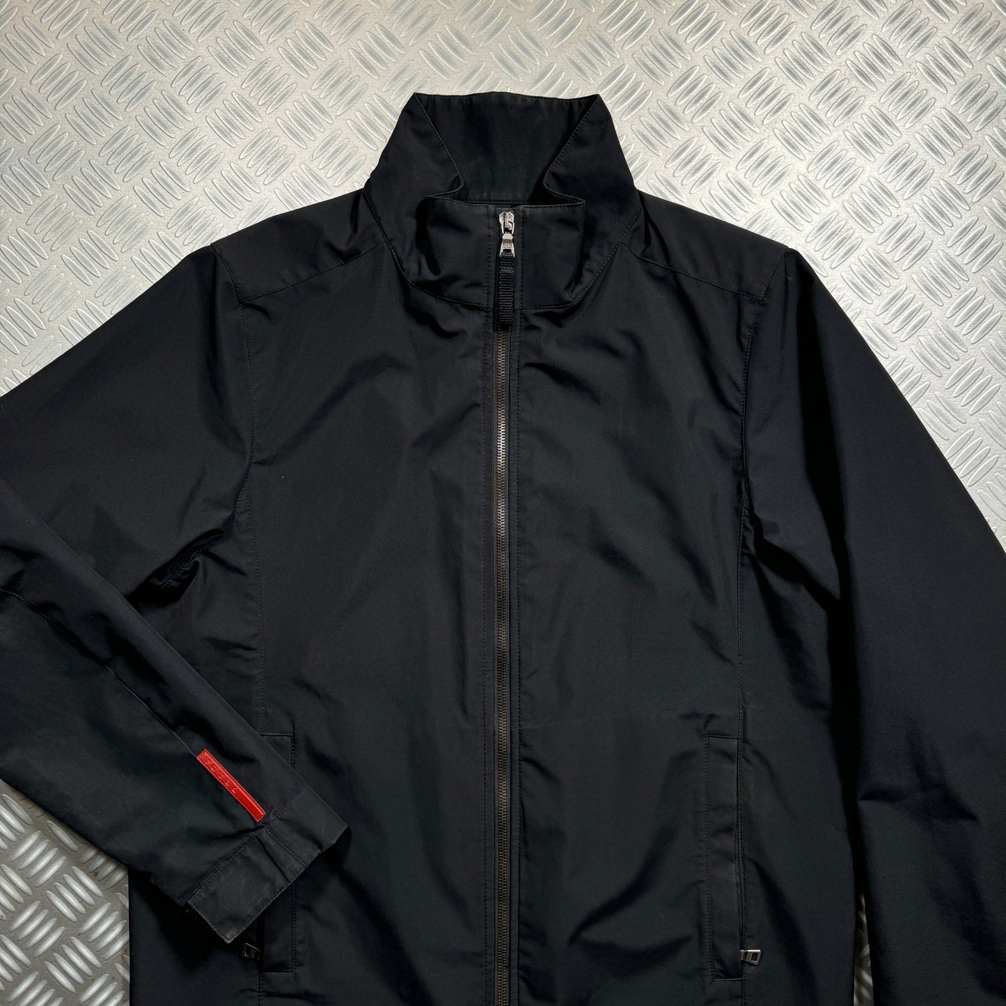 Early 2000's Prada Sport Gore-tex Jet Black Jacket - Large