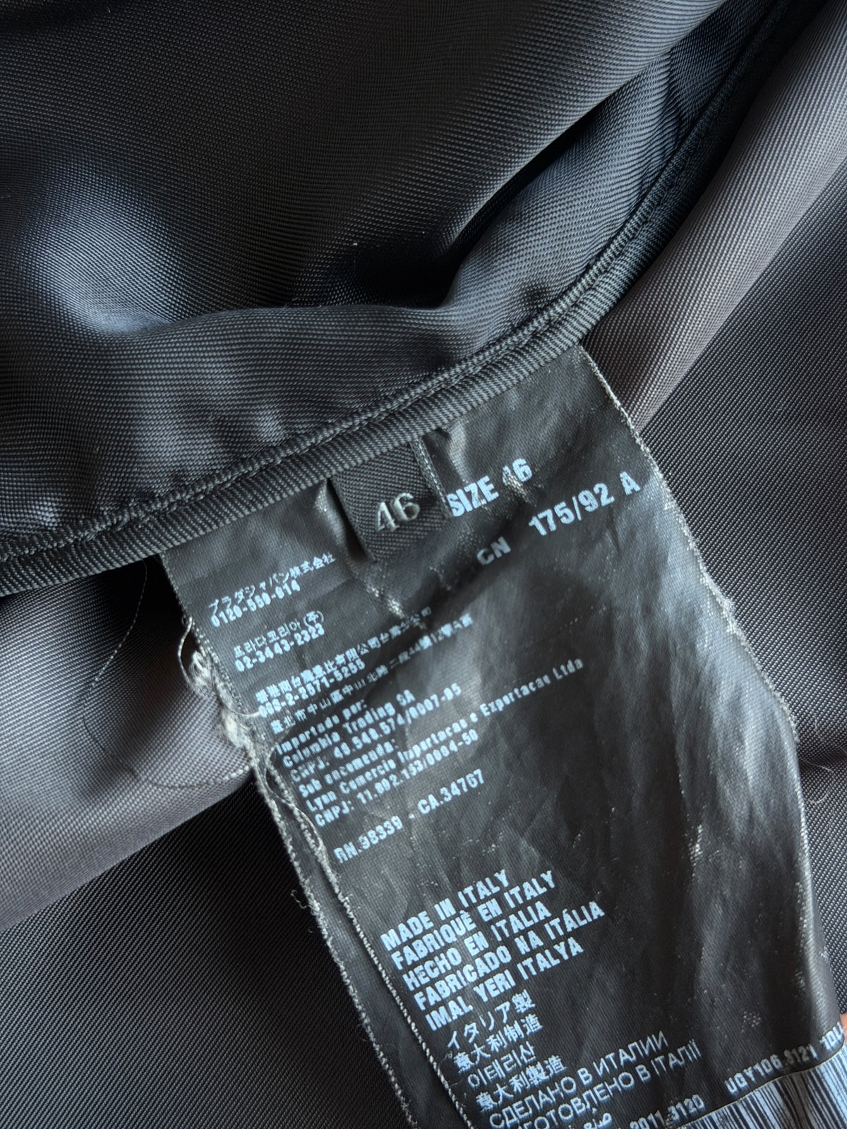 AW11’ Prada Main Line Studded Jacket
