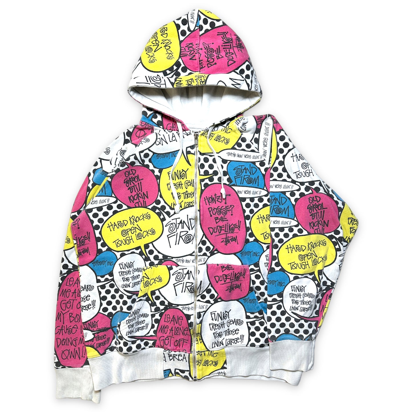 2000 年代初頭の Stüssy スクリプト パーカー - ミディアム