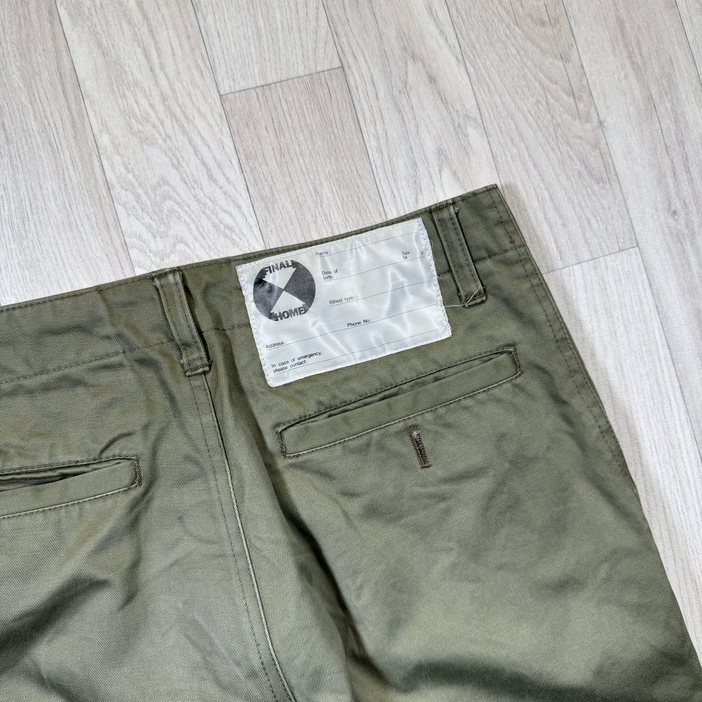 Early 2000's Final Home 3D Pocket Khaki Pant