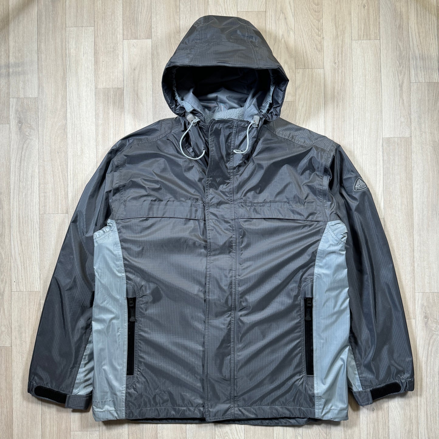 Early 2000's Nike ACG 2in1 Slate Grey Jacket + Vest - Large / Extra Large