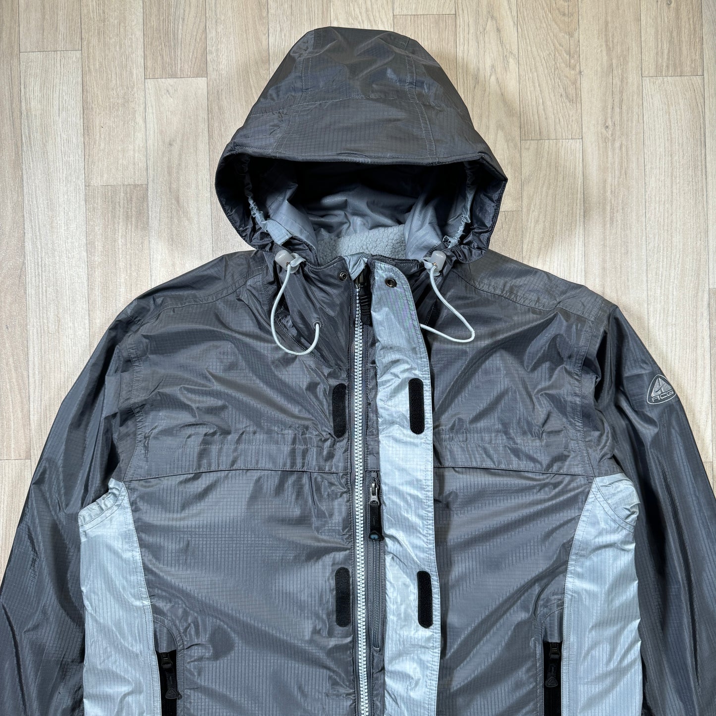 Early 2000's Nike ACG 2in1 Slate Grey Jacket + Vest - Large / Extra Large