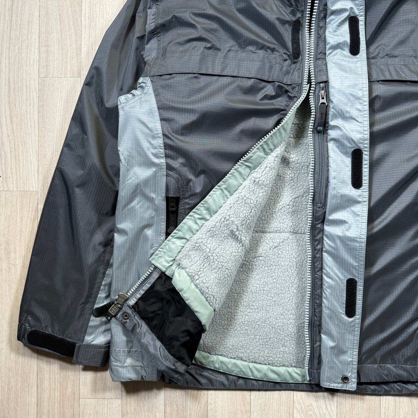 Early 2000's Nike ACG 2in1 Slate Grey Jacket + Vest - Large / Extra Large
