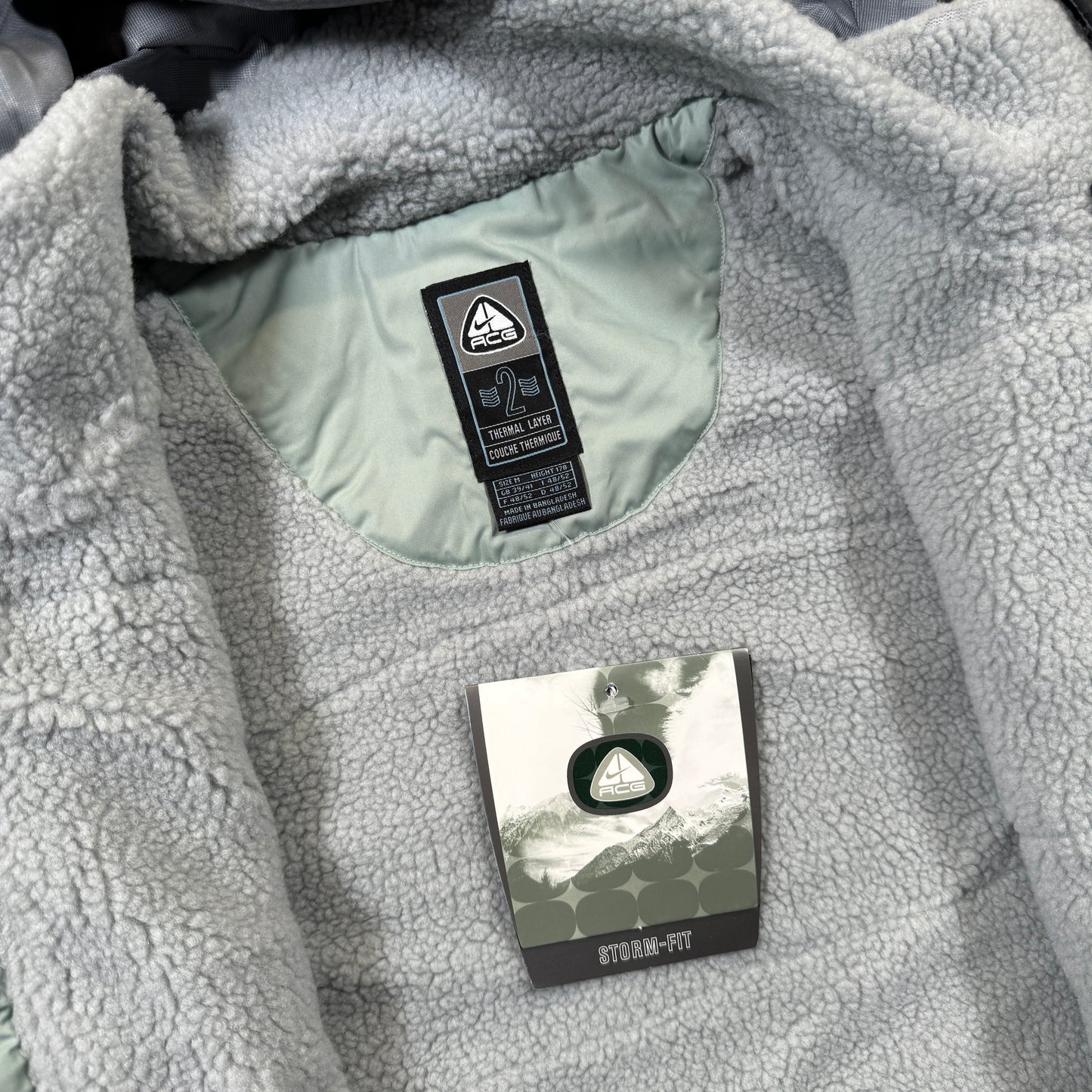 Early 2000's Nike ACG 2in1 Slate Grey Jacket + Vest - Large / Extra Large