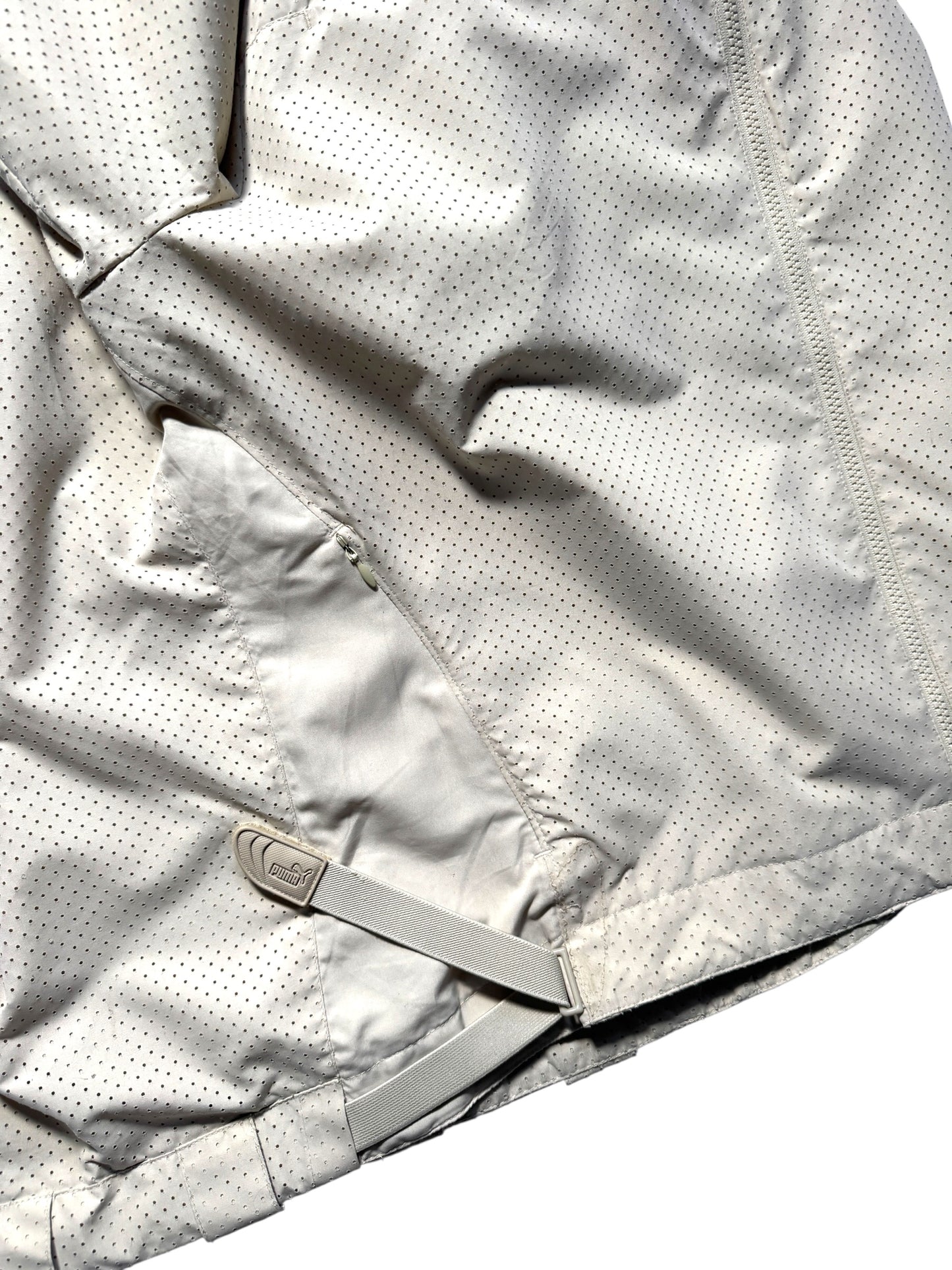 Early 2000's Puma Mostro Off White Technical Perforated Jacket