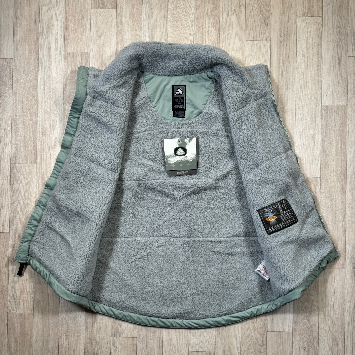 Early 2000's Nike ACG 2in1 Slate Grey Jacket + Vest - Large / Extra Large