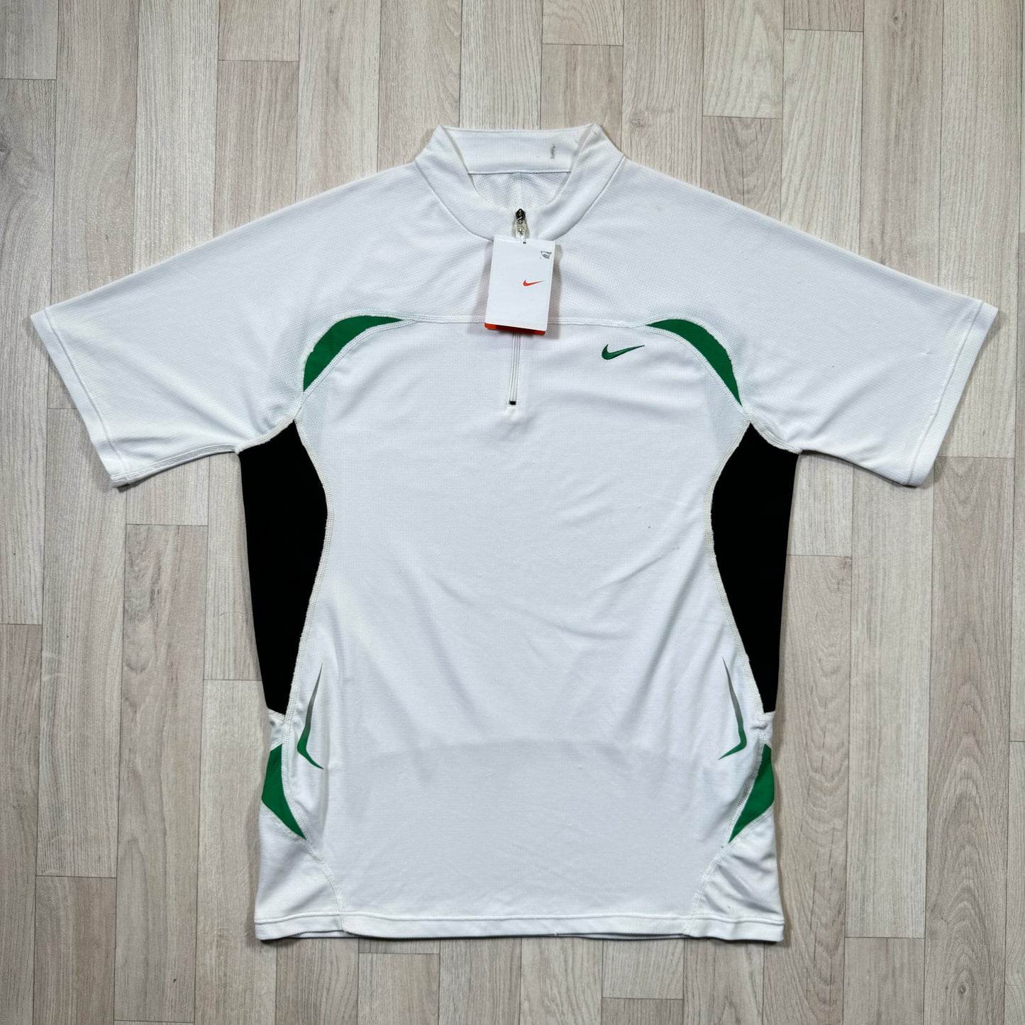 Early 2000's Nike Panelled Half Zip Tee