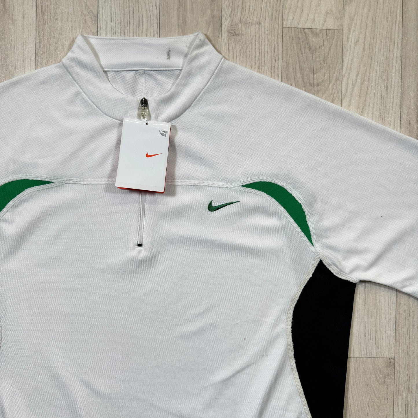 Early 2000's Nike Panelled Half Zip Tee