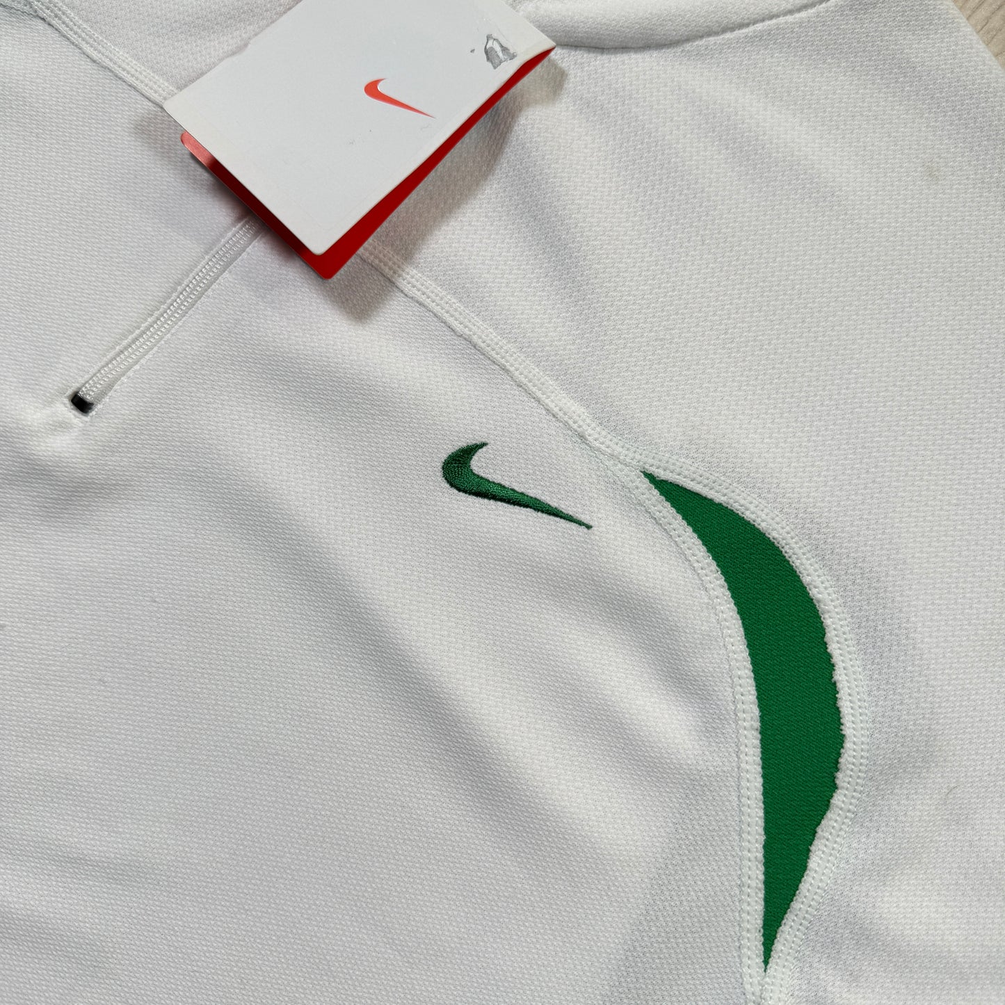 Early 2000's Nike Panelled Half Zip Tee