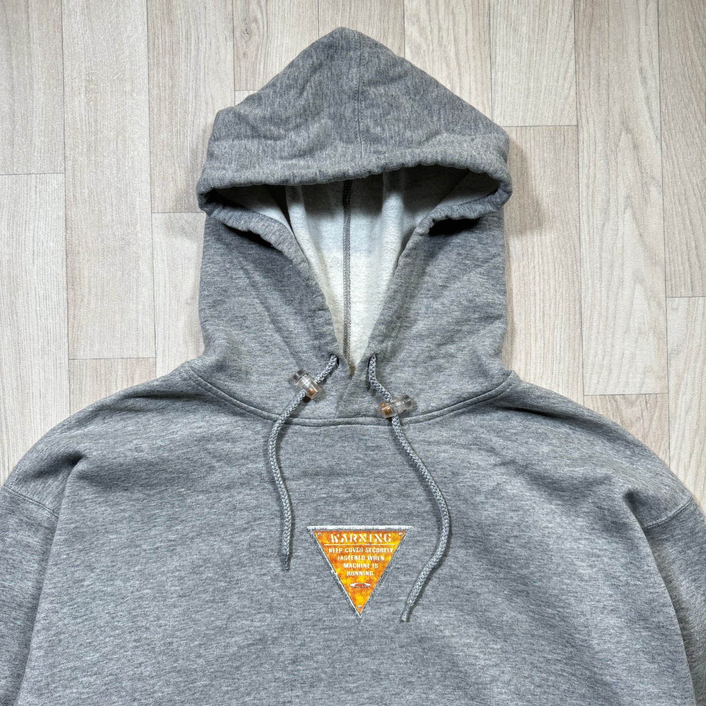 Early 2000's Oakley Grey Machine Hoodie - Large / Extra Large