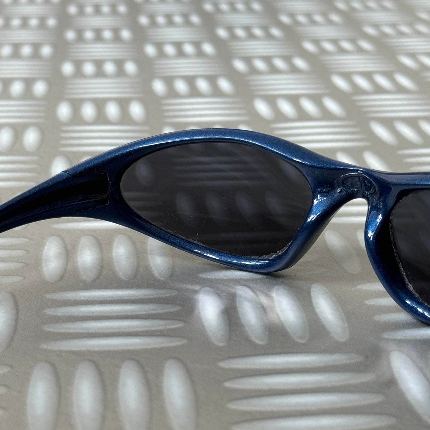 1990's Oakley Minute Midnight Blue Sunglasses
