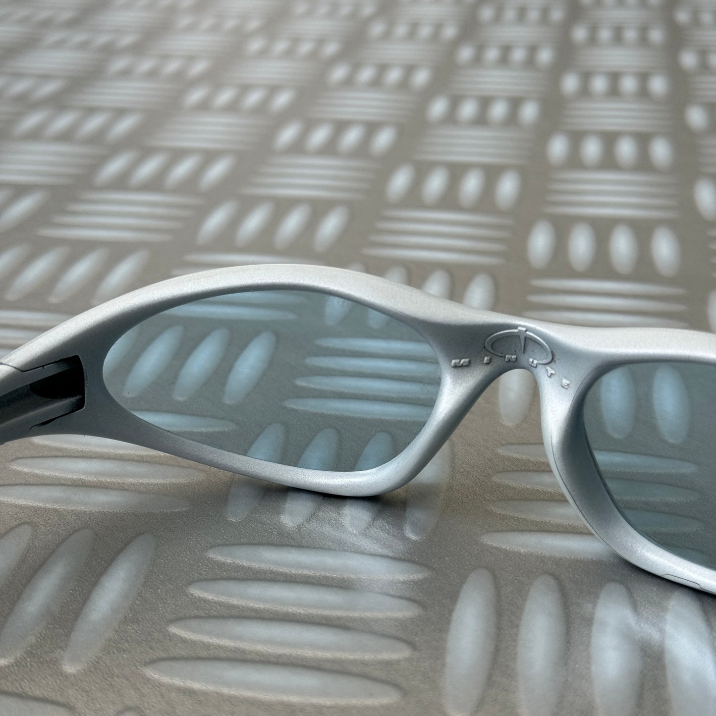 1990's Oakley Minute White / Ice Sunglasses