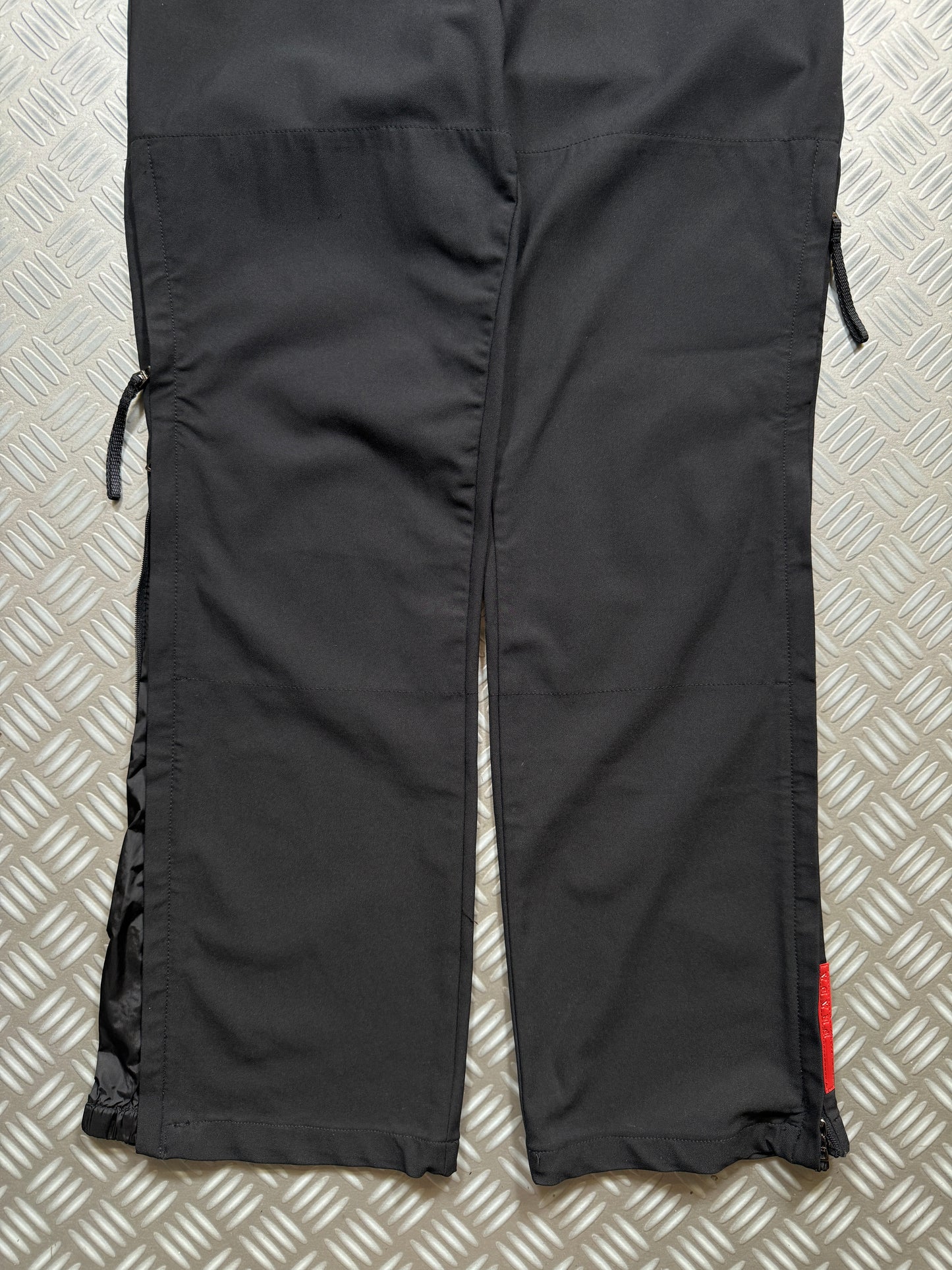 SS00' Prada Sport Jet Black Adjustable Cargo Pant - 30" Waist