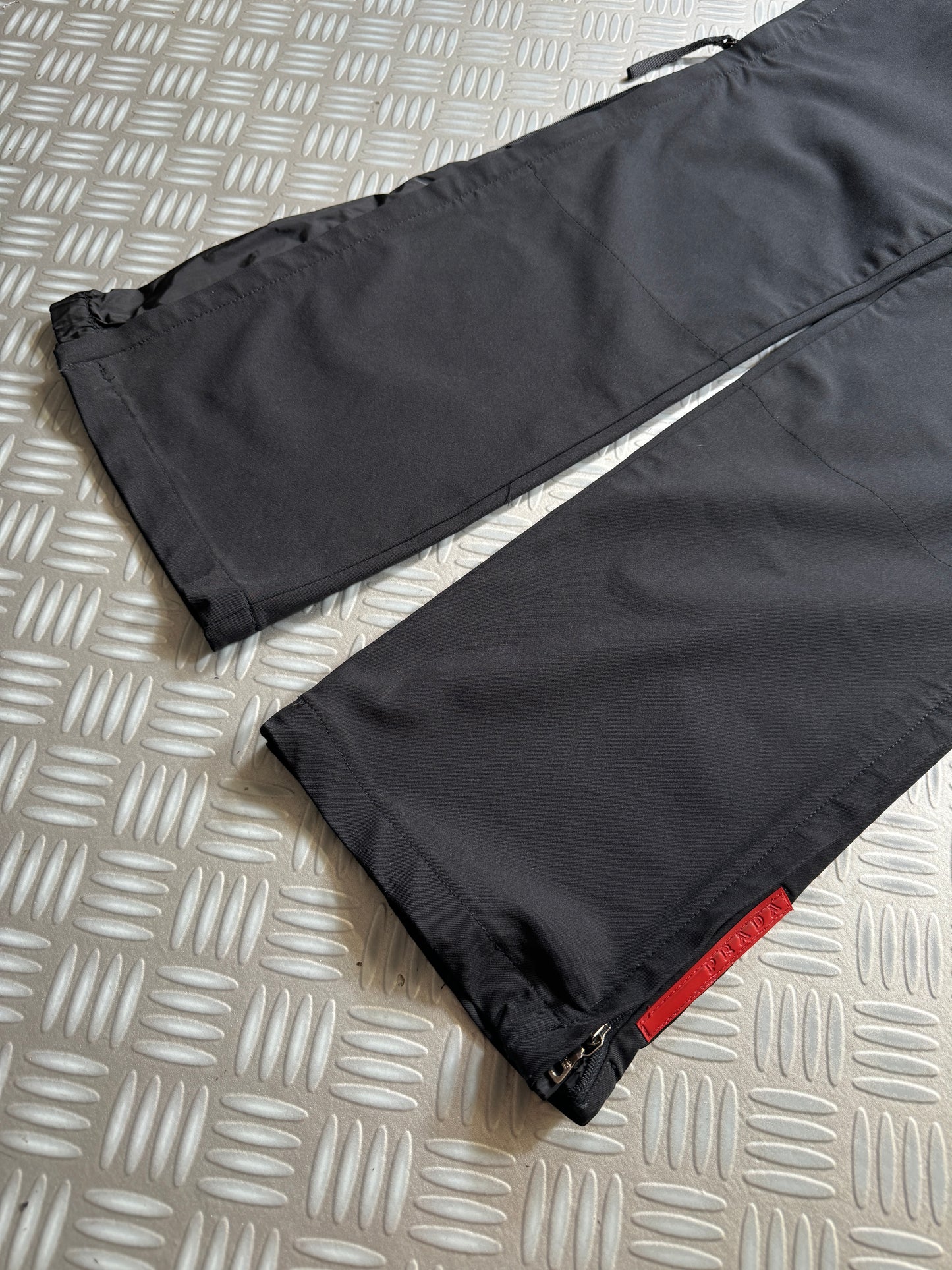 SS00' Prada Sport Jet Black Adjustable Cargo Pant - 30" Waist