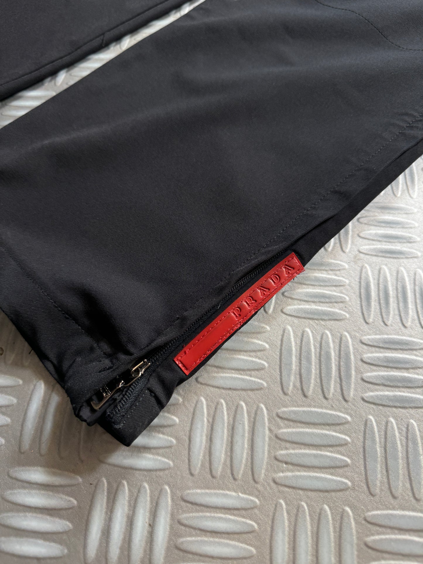 SS00' Prada Sport Jet Black Adjustable Cargo Pant - 30" Waist