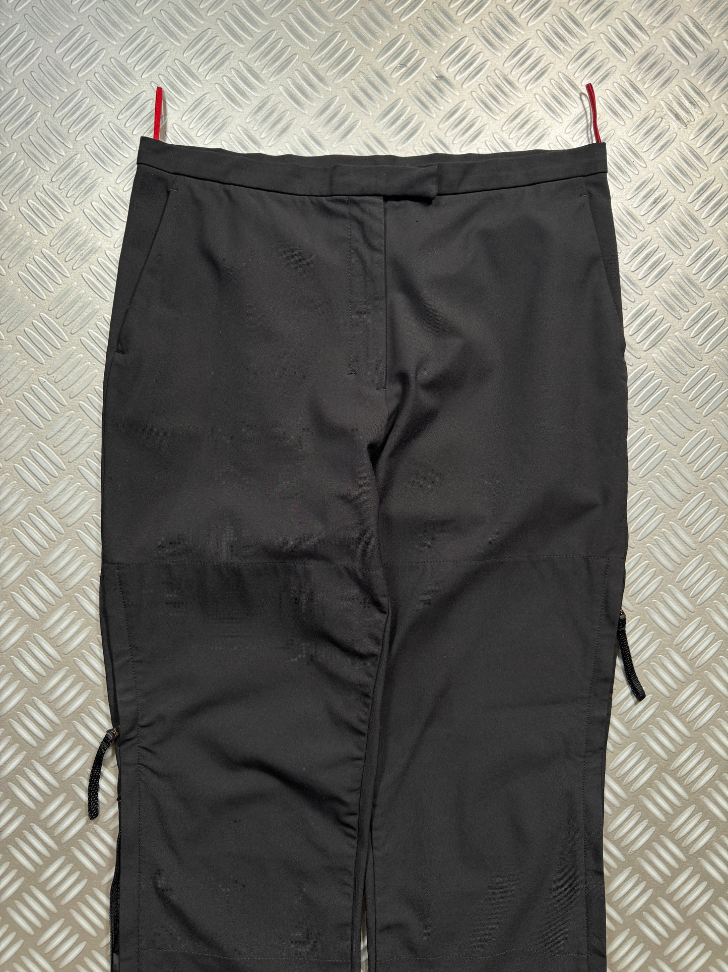 SS00' Prada Sport Jet Black Adjustable Cargo Pant - 30" Waist