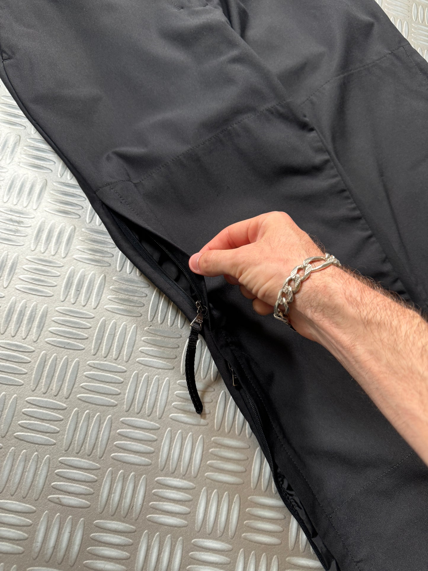 SS00' Prada Sport Jet Black Adjustable Cargo Pant - 30" Waist