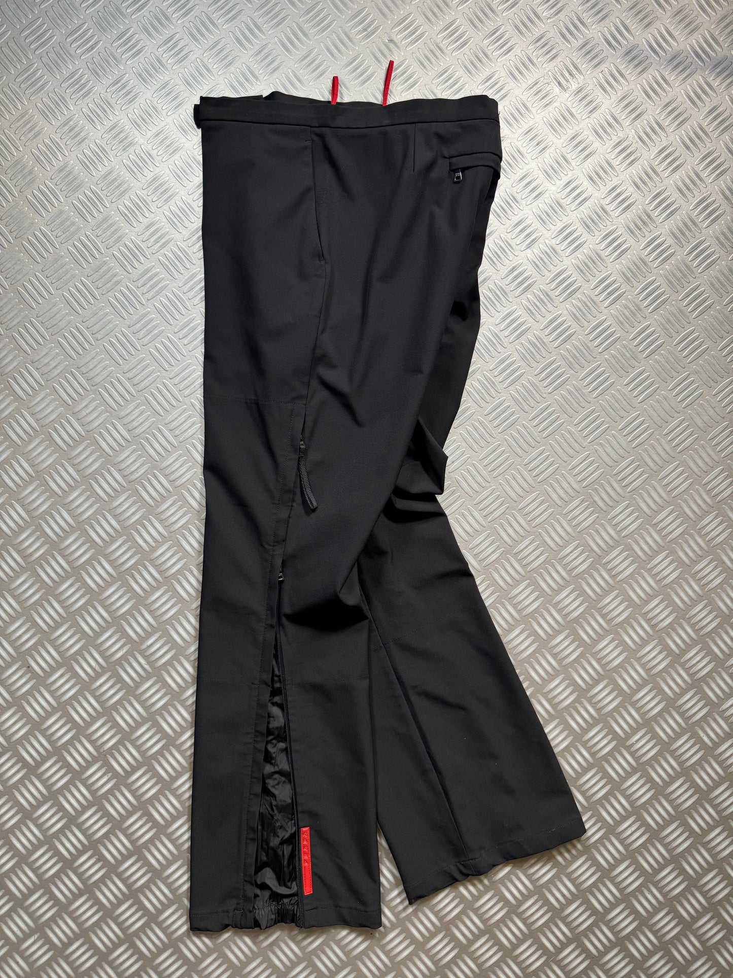 SS00' Prada Sport Jet Black Adjustable Cargo Pant - 30" Waist