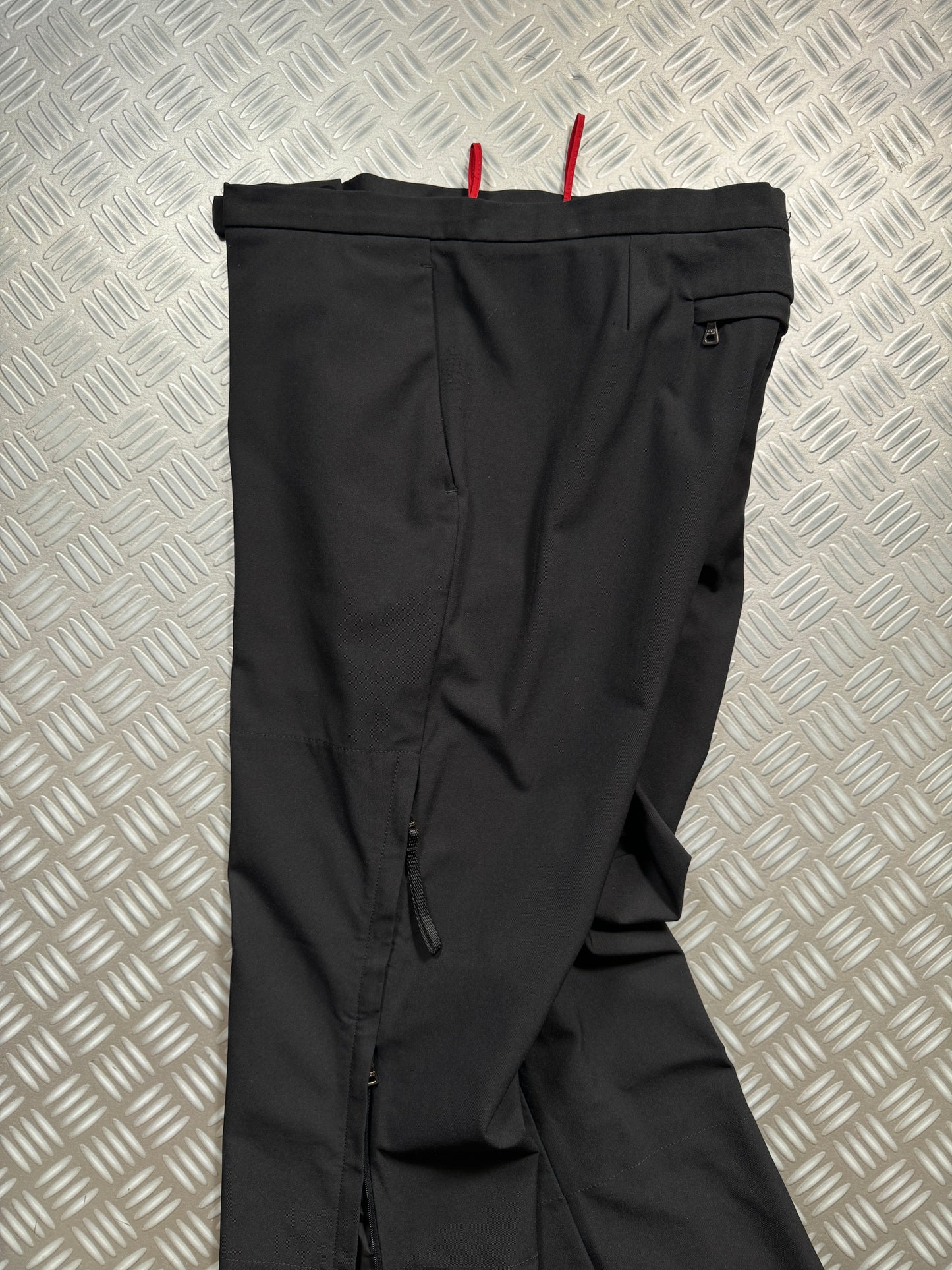 SS00' Prada Sport Jet Black Adjustable Cargo Pant - 30" Waist