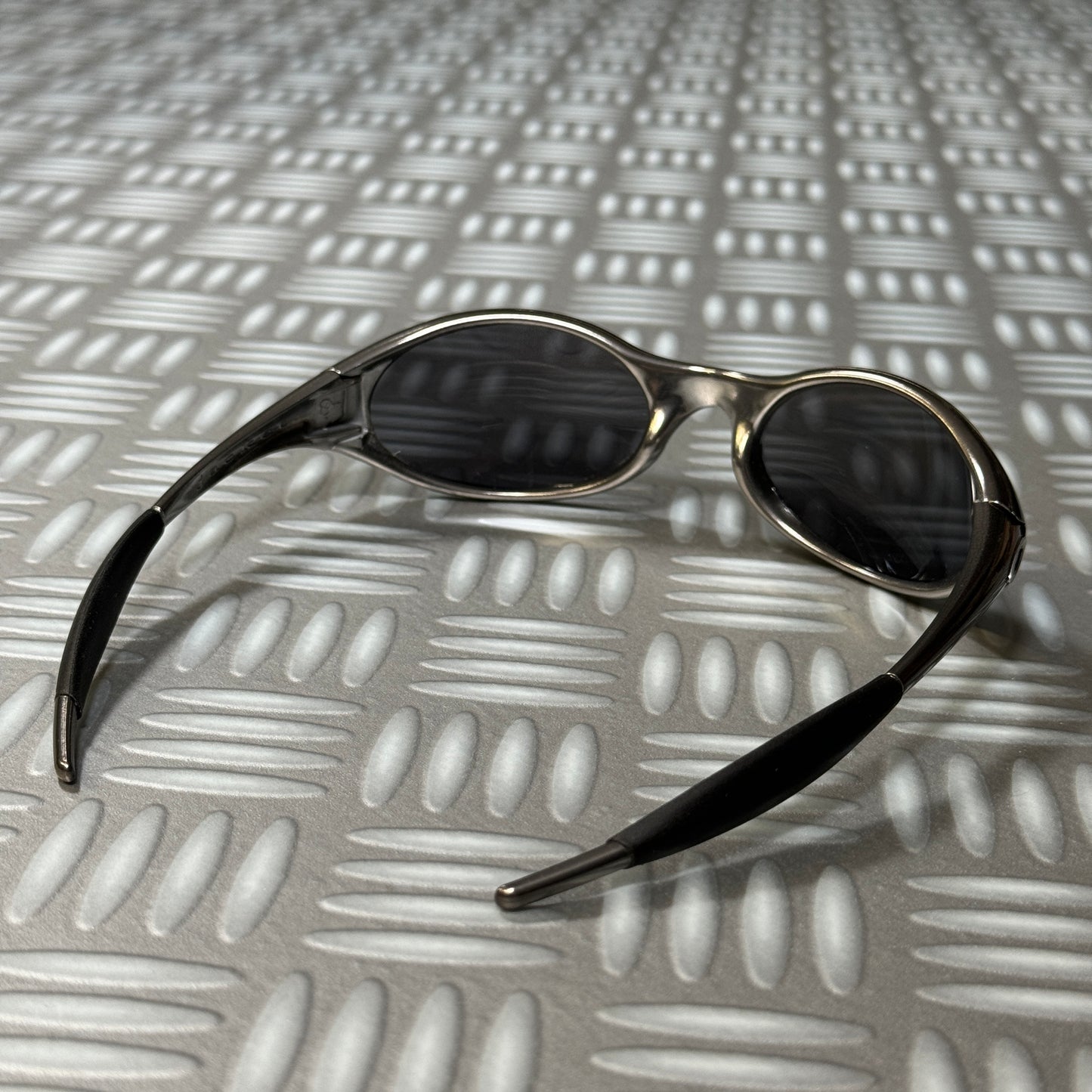 Early 2000's Oakley Silver Eye Jacket Sunglasses