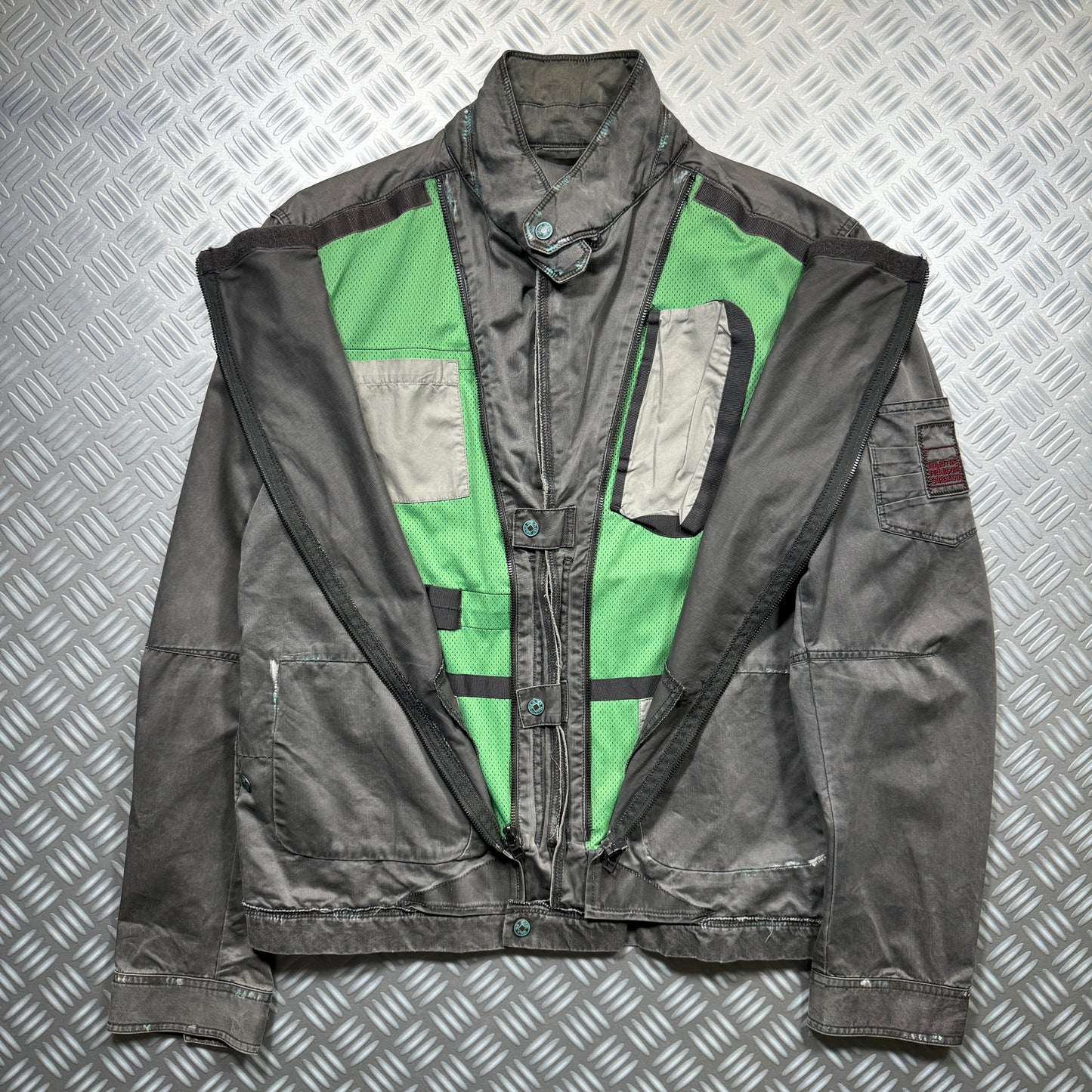 Marithé+François Girbaud Concealed Pocket Technical Jacket - Medium