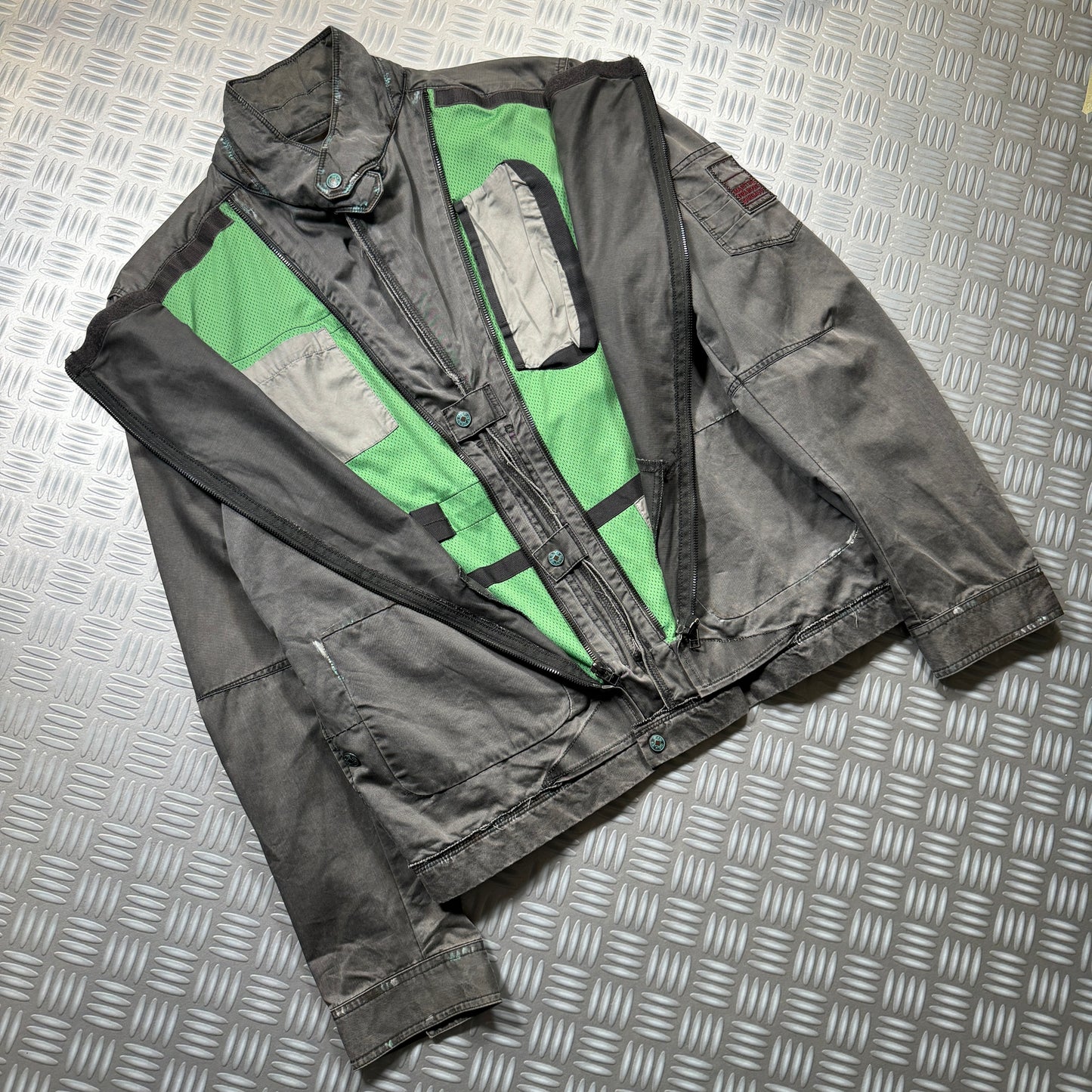 Marithé+François Girbaud Concealed Pocket Technical Jacket - Medium